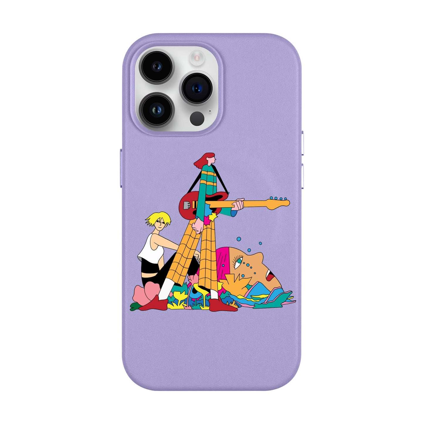 HER BAND-iPhone 14 Pro Max Leather Kılıf MagSafe Özellikli