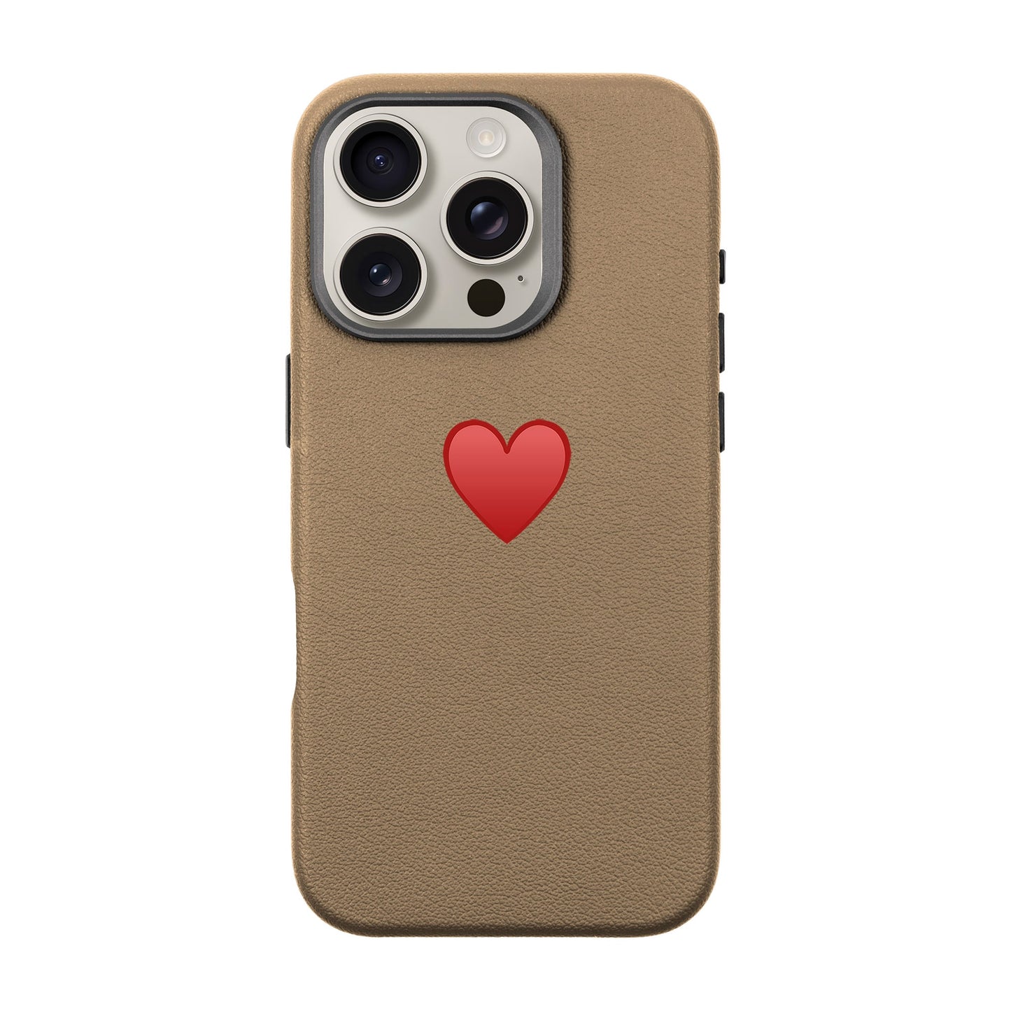 SPREAD HEART-iPhone 16 Pro Leather Premium Kılıf MagSafe Özellikli