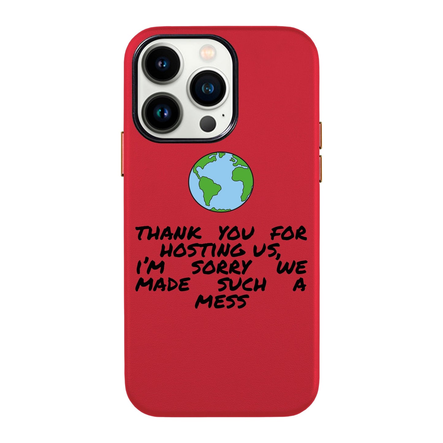 MESS-iPhone 13 Pro Max Leather Kılıf