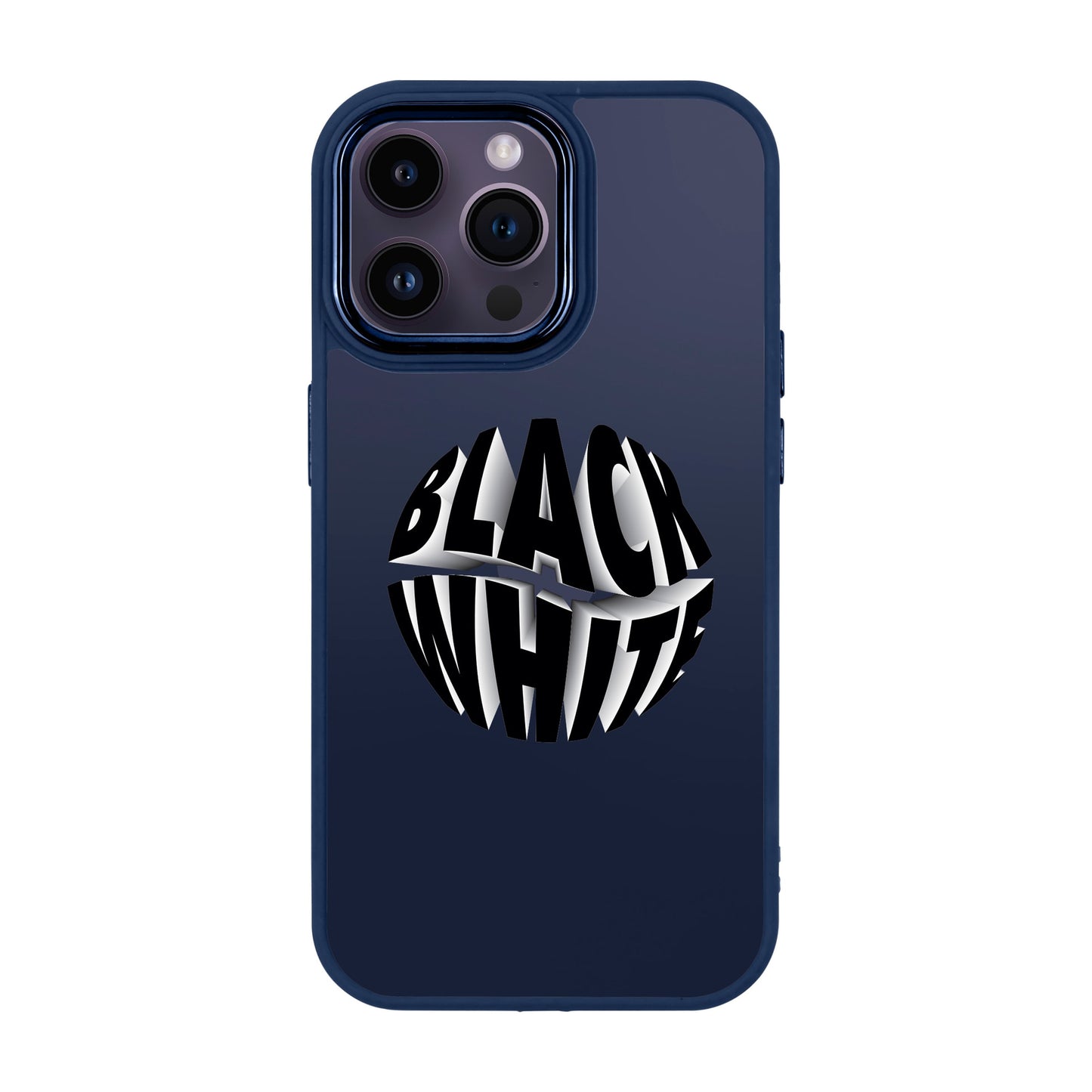 BLACK WHITE-iPhone 14 Pro Max Proof Kılıf