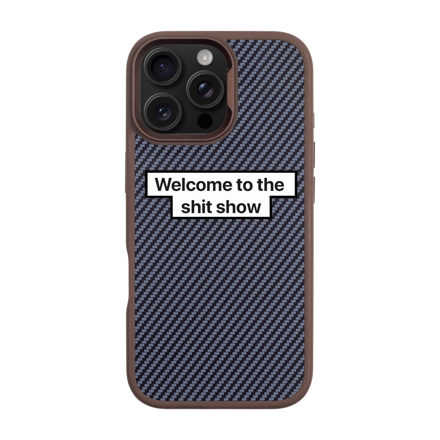 WELCOME-iPhone 16 Pro Max Plaid Kılıf MagSafe Özellikli