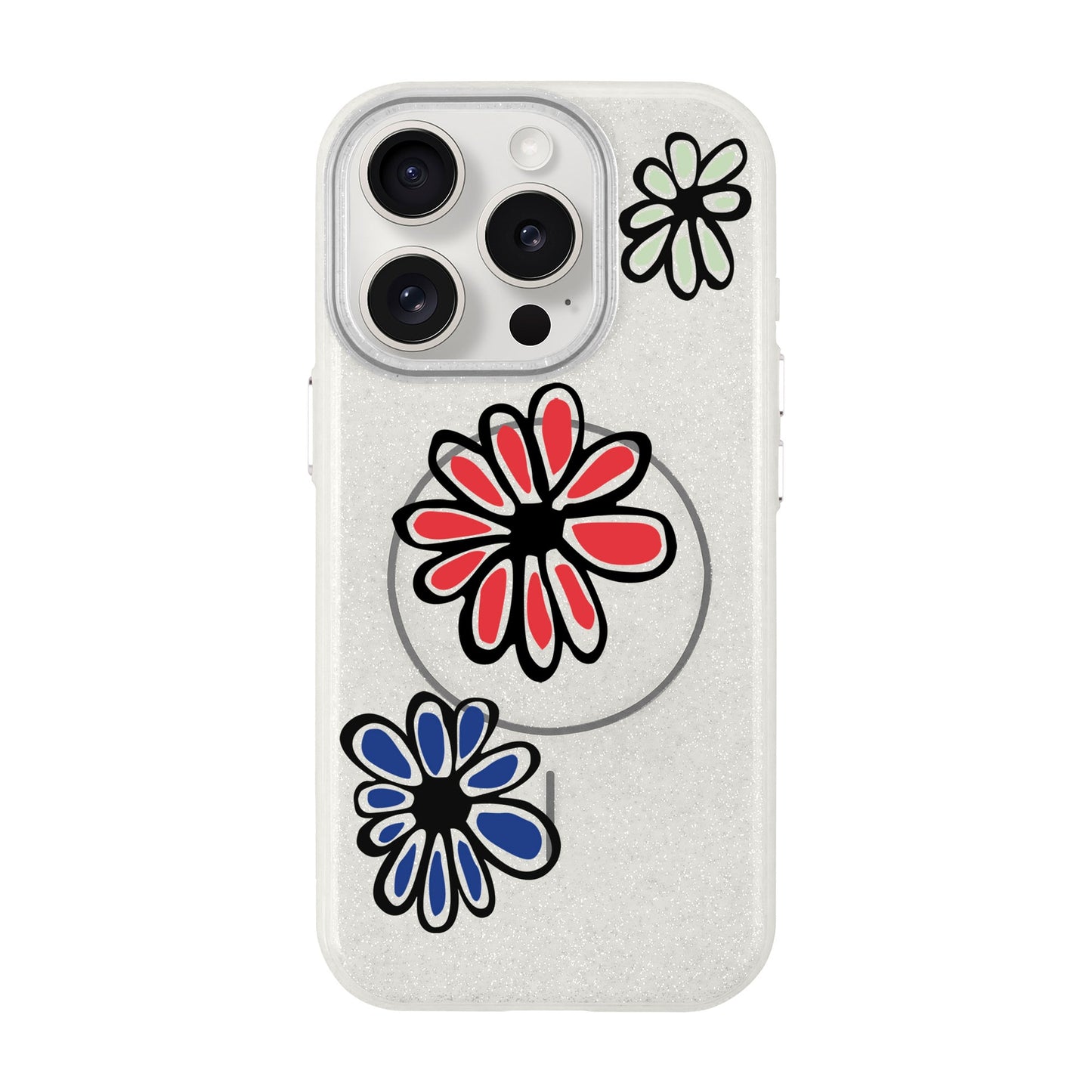 FLORIST-iPhone 15 Pro Radiant Kılıf MagSafe Özellikli