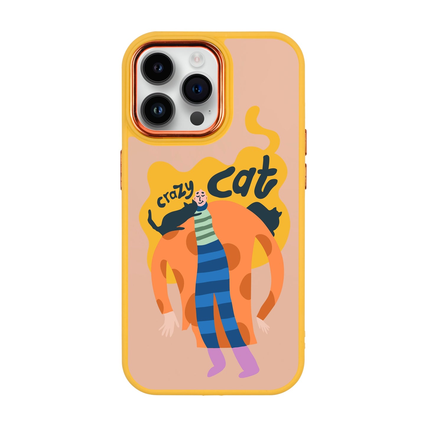 CRAZY CAT-iPhone 14 Pro Max Proof Kılıf