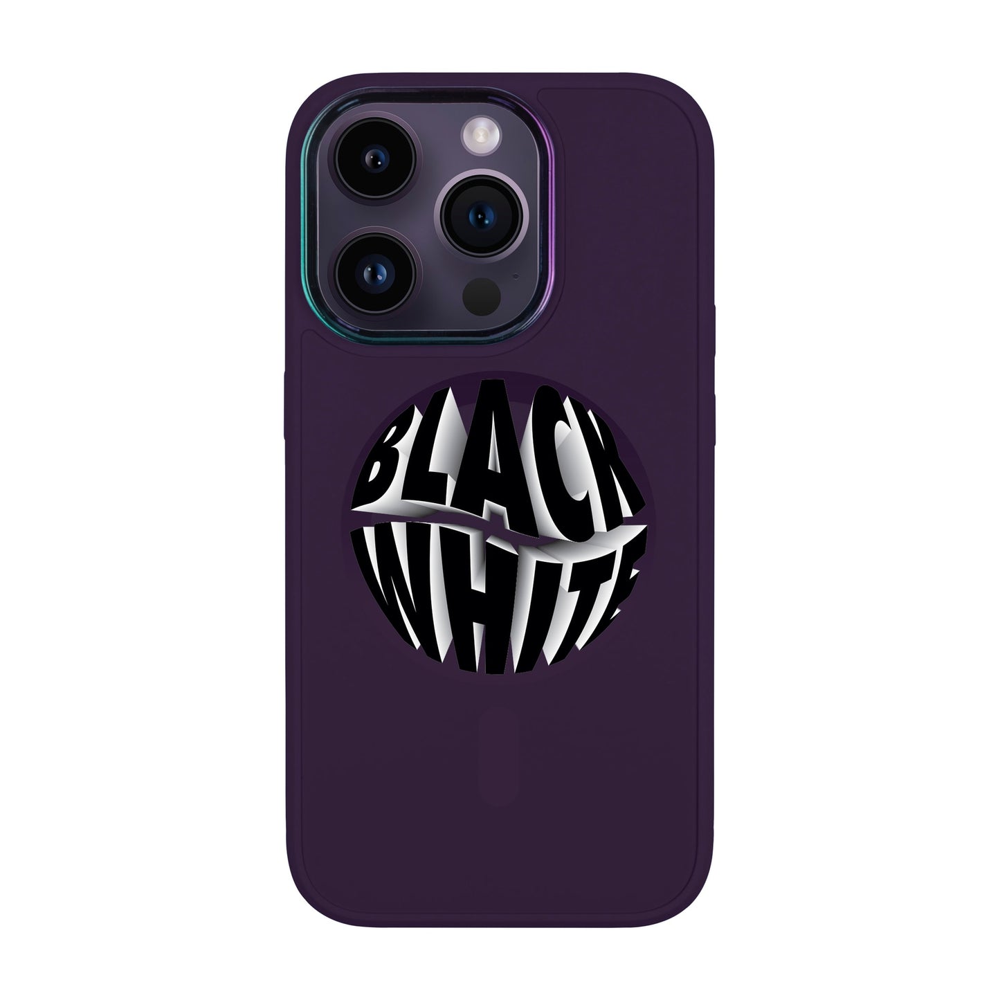 BLACK WHITE-iPhone 14 Pro Vigor Kılıf MagSafe Özellikli