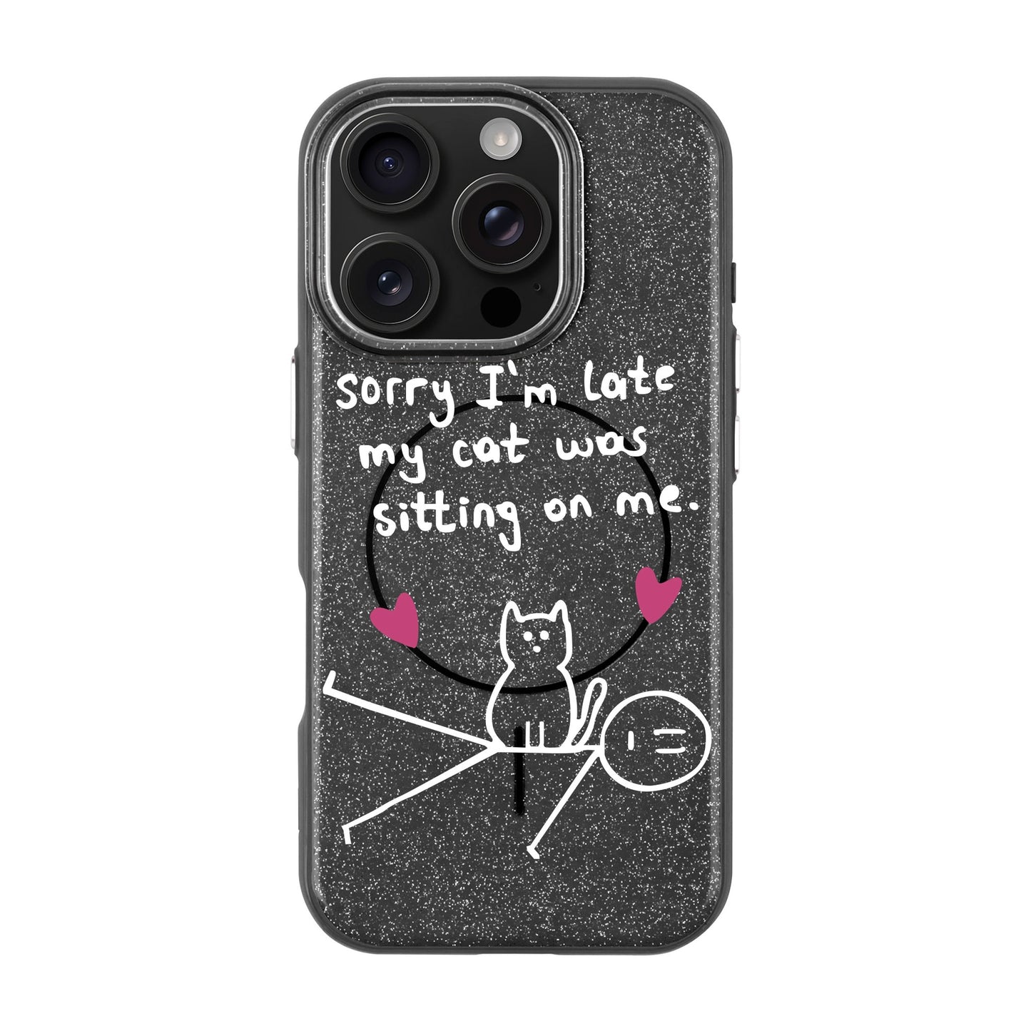 SORRY I'M LATE-iPhone 16 Pro Radiant Kılıf MagSafe Özellikli