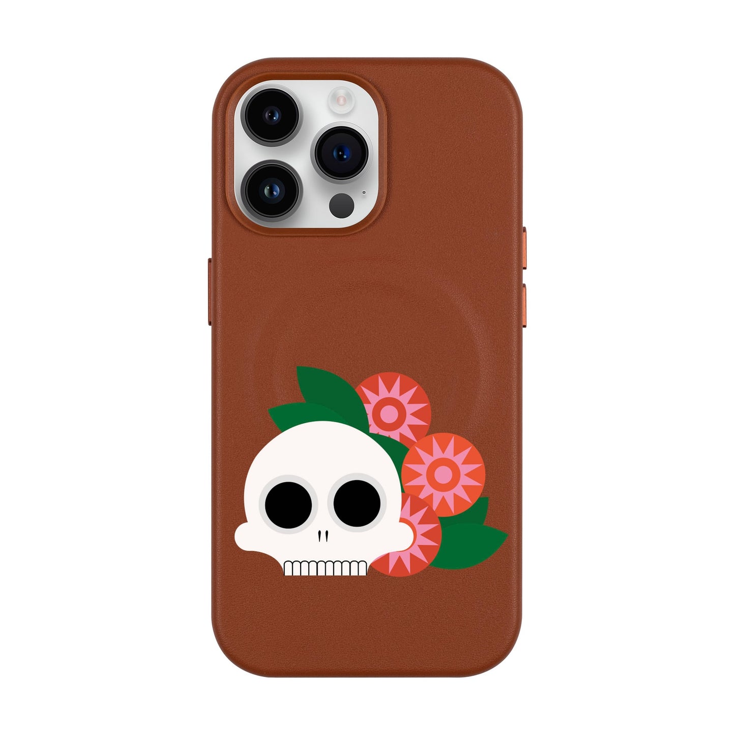 MEMENTO BLOOM-iPhone 14 Pro Max Leather Kılıf MagSafe Özellikli