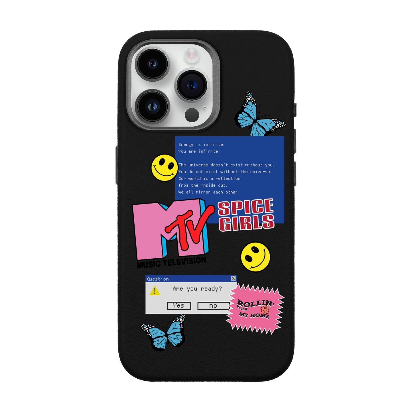 ARE YOU READY-iPhone 14 Pro Max Leather Premium Kılıf MagSafe Özellikli