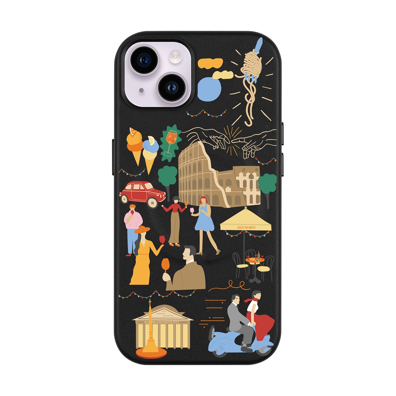 ROMA-iPhone 14 Plus Leather Kılıf MagSafe Özellikli