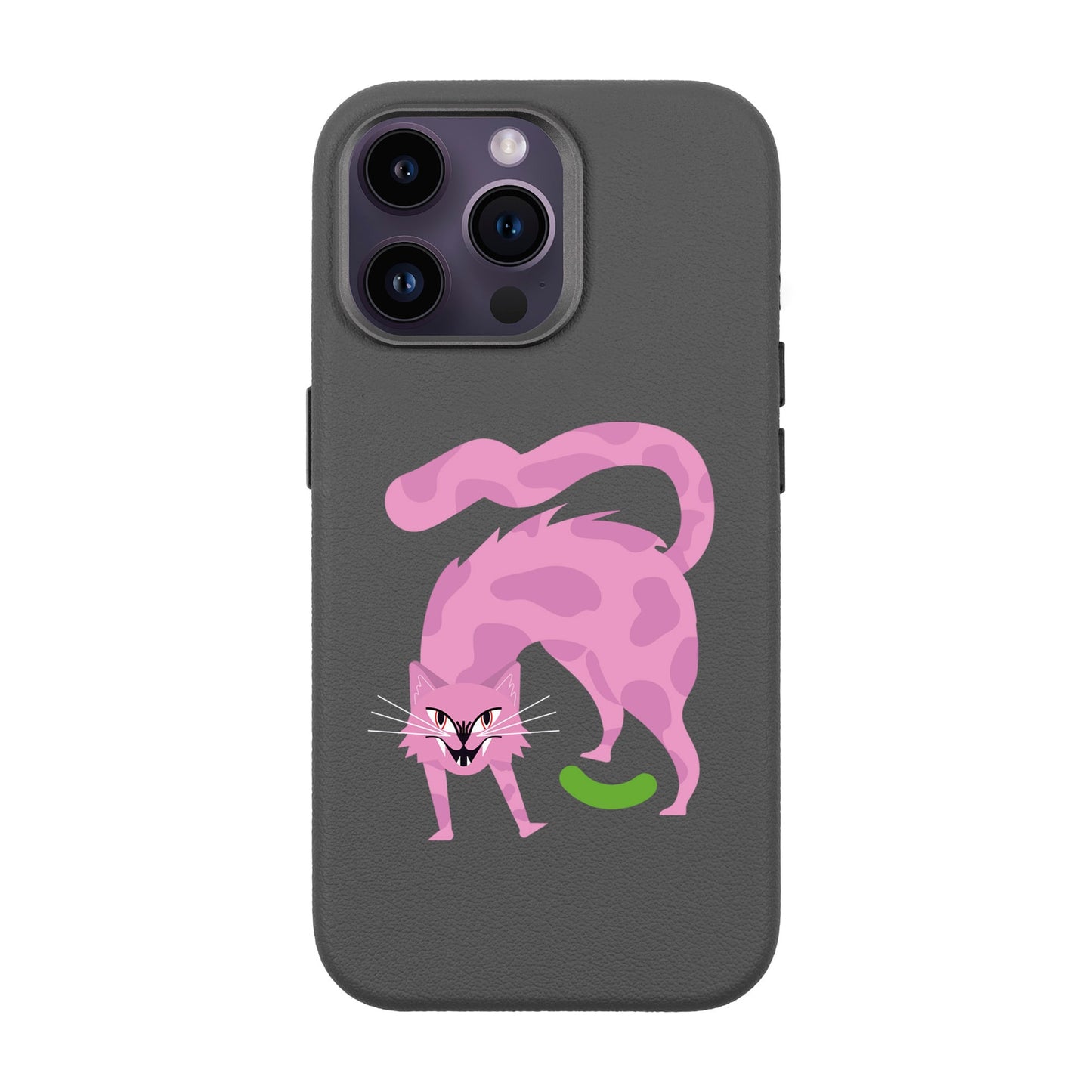 GRUMBLEPAWS-iPhone 14 Pro Max Leather Premium Kılıf MagSafe Özellikli