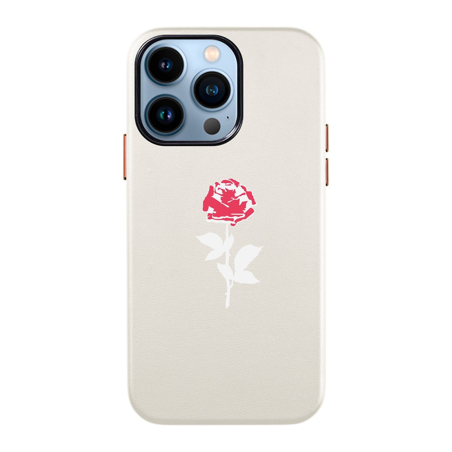 NATUREL ROSE-iPhone 13 Pro Max Leather Kılıf