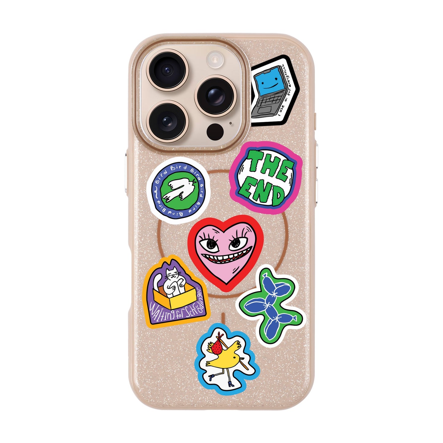 TŌTEN STICKERZ-iPhone 16 Pro Radiant Kılıf MagSafe Özellikli