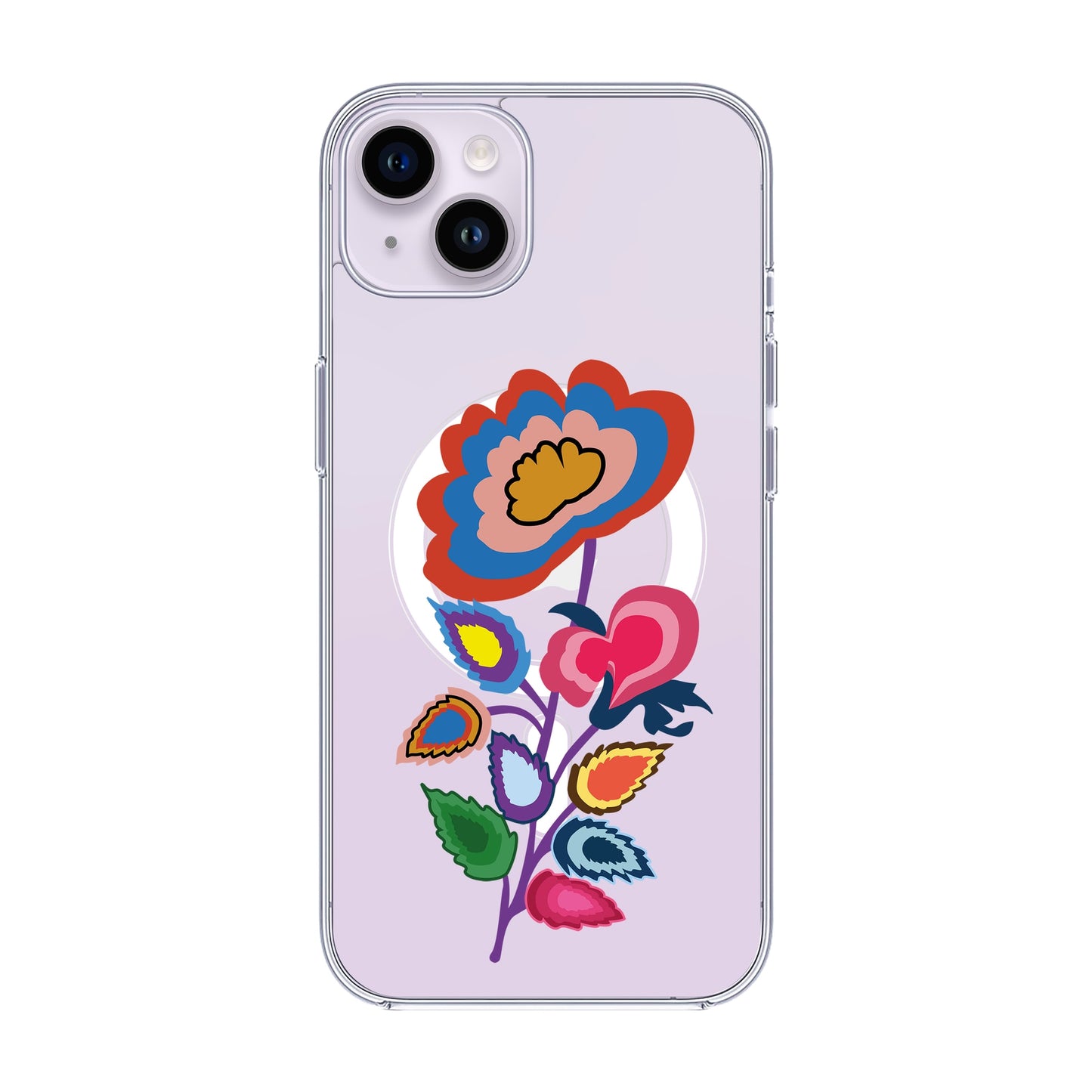 KNITTED FLOWER-iPhone 7 / 8 / SE Solid Kılıf MagSafe Özellikli
