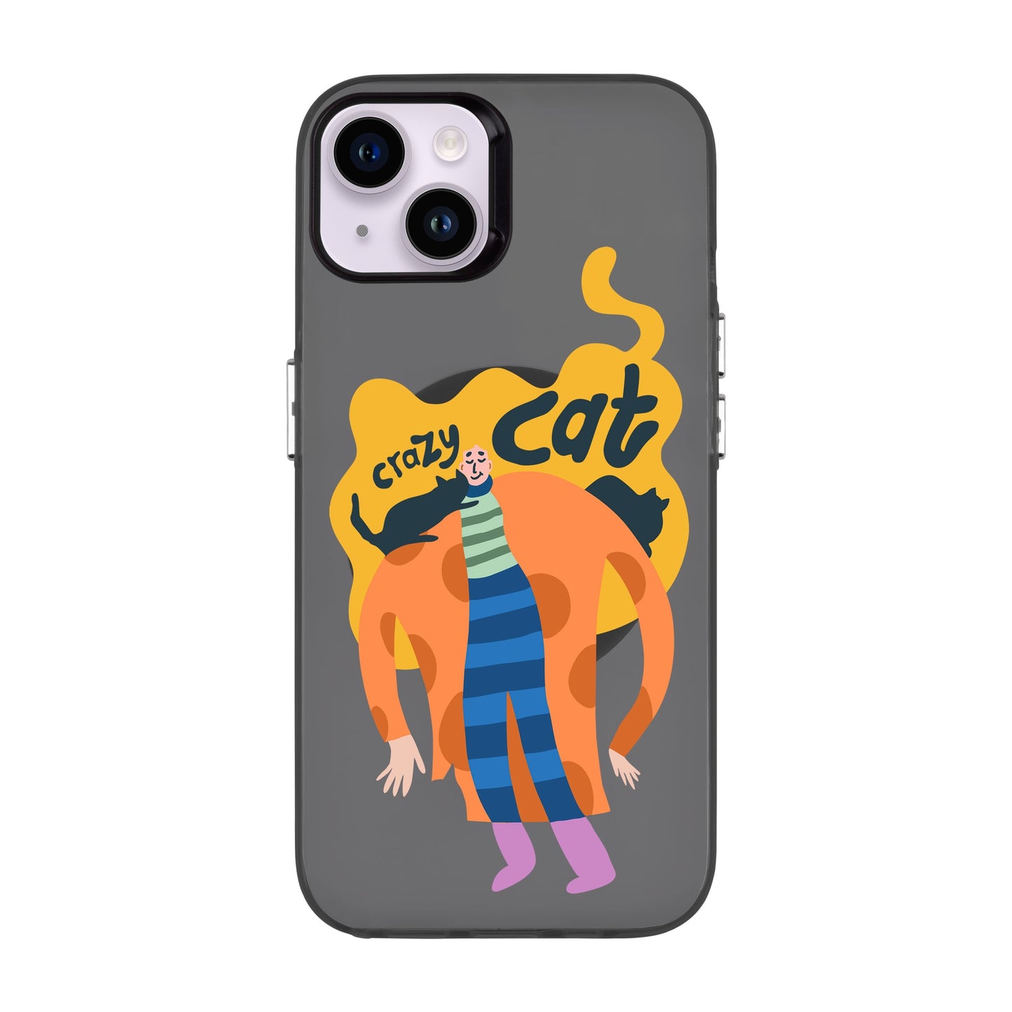 CRAZY CAT-iPhone 14 Plus Hold Kılıf MagSafe Özellikli