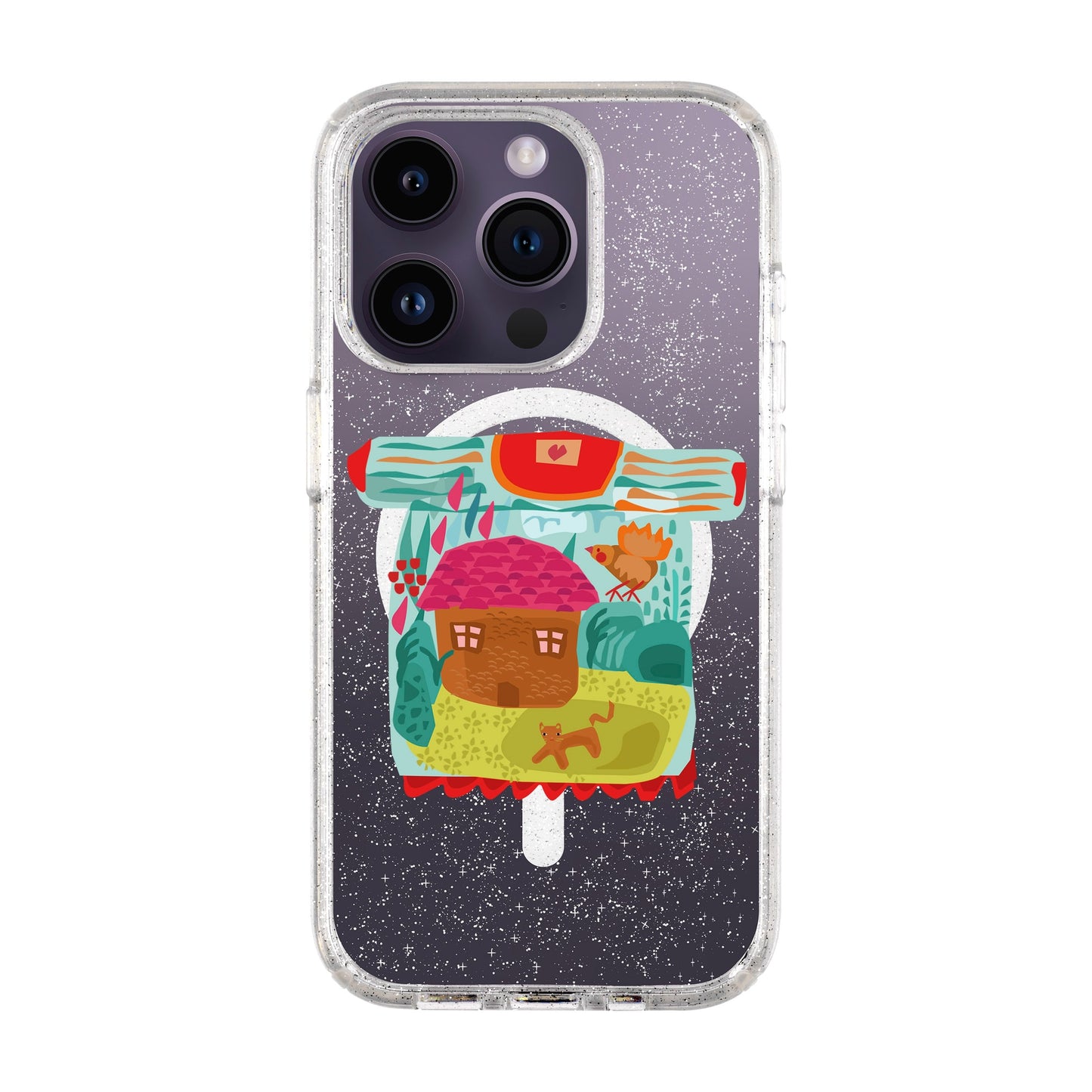 SİHİRLİ KAZAK-iPhone 14 Pro Shiny Kılıf MagSafe Özellikli