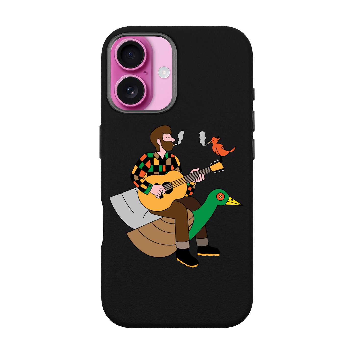 BIRDS OF A FEATHER-iPhone 16 Plus Leather Premium Kılıf MagSafe Özellikli