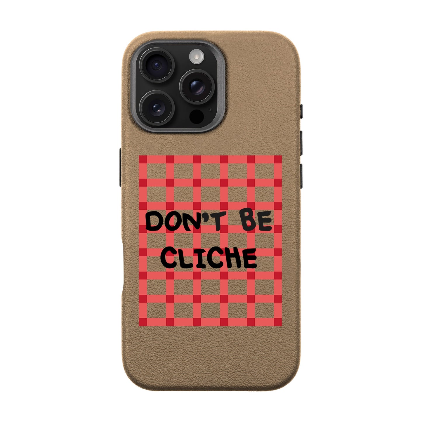 DON'T BE CLICHE-iPhone 16 Pro Max Leather Premium Kılıf MagSafe Özellikli