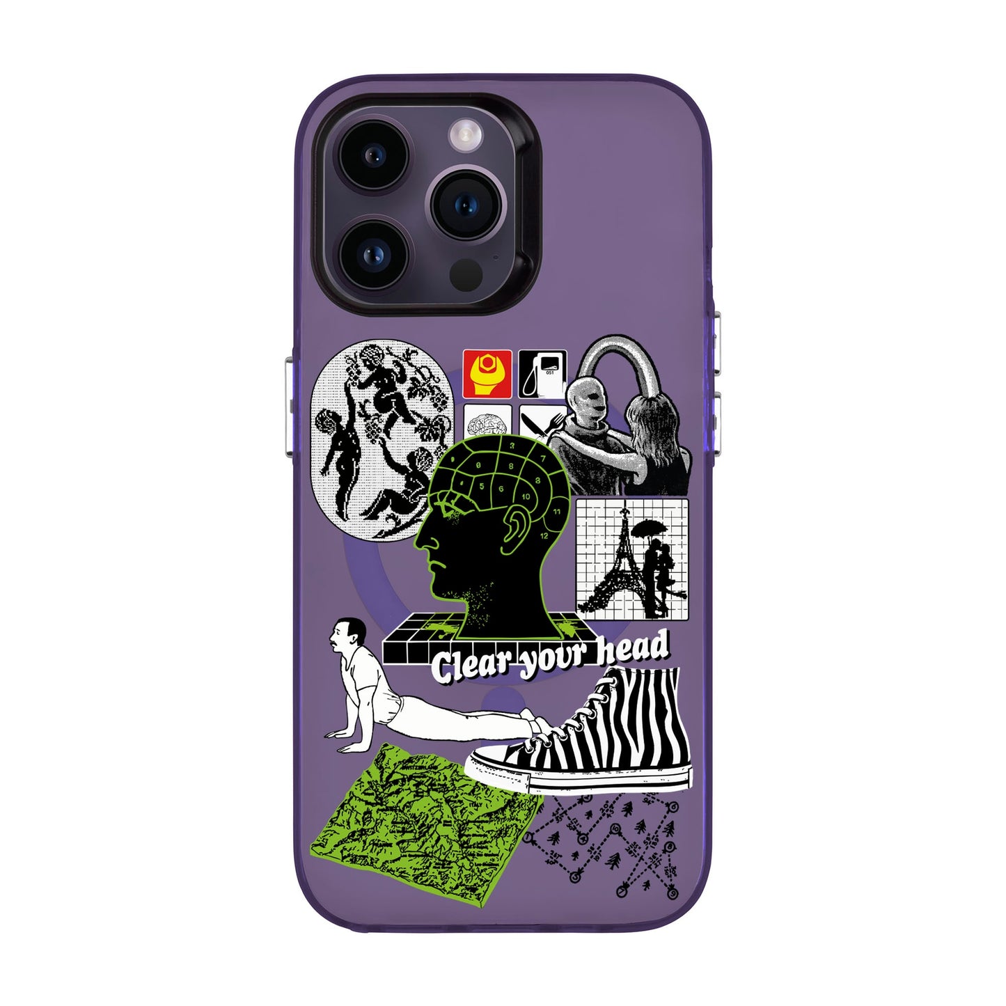 CLEAR YOUR HEAD-iPhone 14 Pro Max Hold Kılıf MagSafe Özellikli