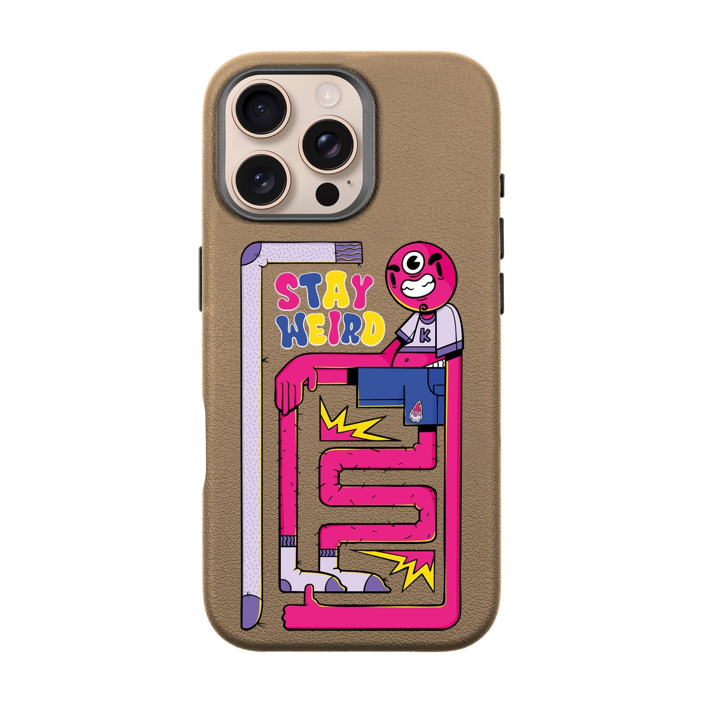 OG TOOTHY-iPhone 16 Pro Max Leather Premium Kılıf MagSafe Özellikli