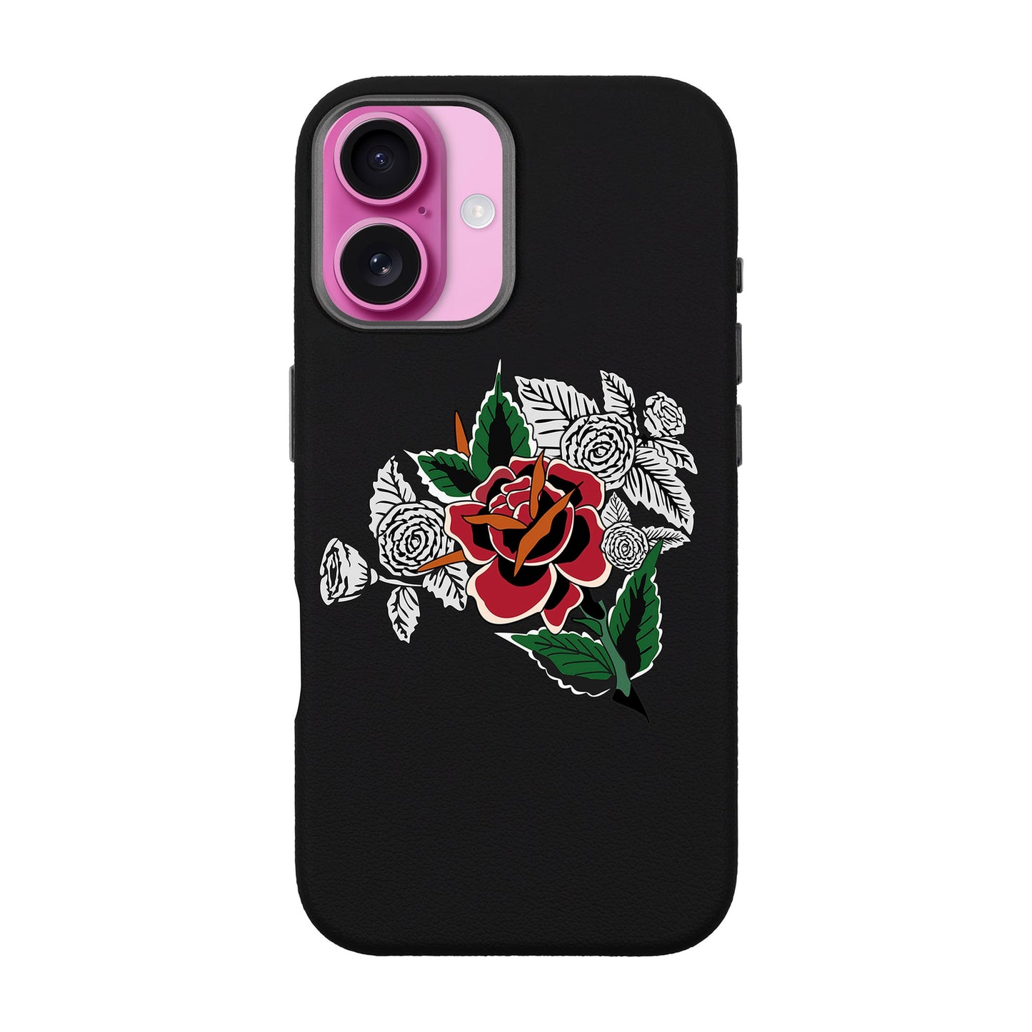DRY ROSE-iPhone 16 Plus Leather Premium Kılıf MagSafe Özellikli
