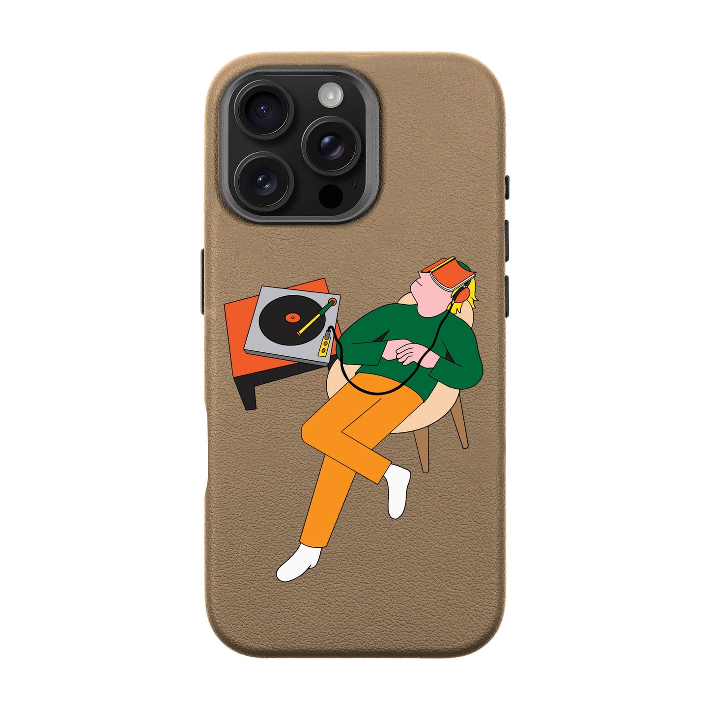 LAZY SUNDAY AFTERNOON-iPhone 16 Pro Max Leather Premium Kılıf MagSafe Özellikli