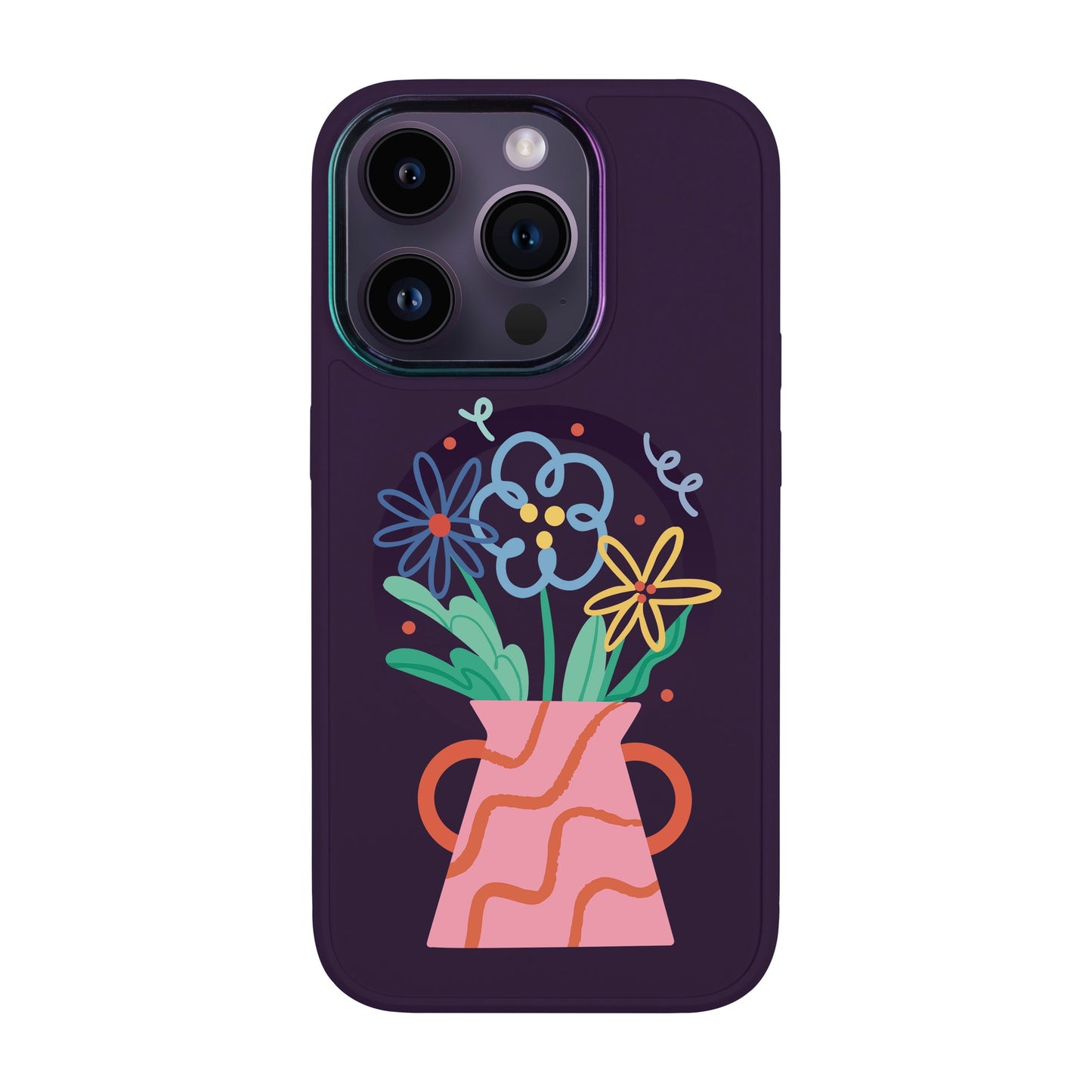 PINK VASE-iPhone 13 Pro Vigor Kılıf MagSafe Özellikli