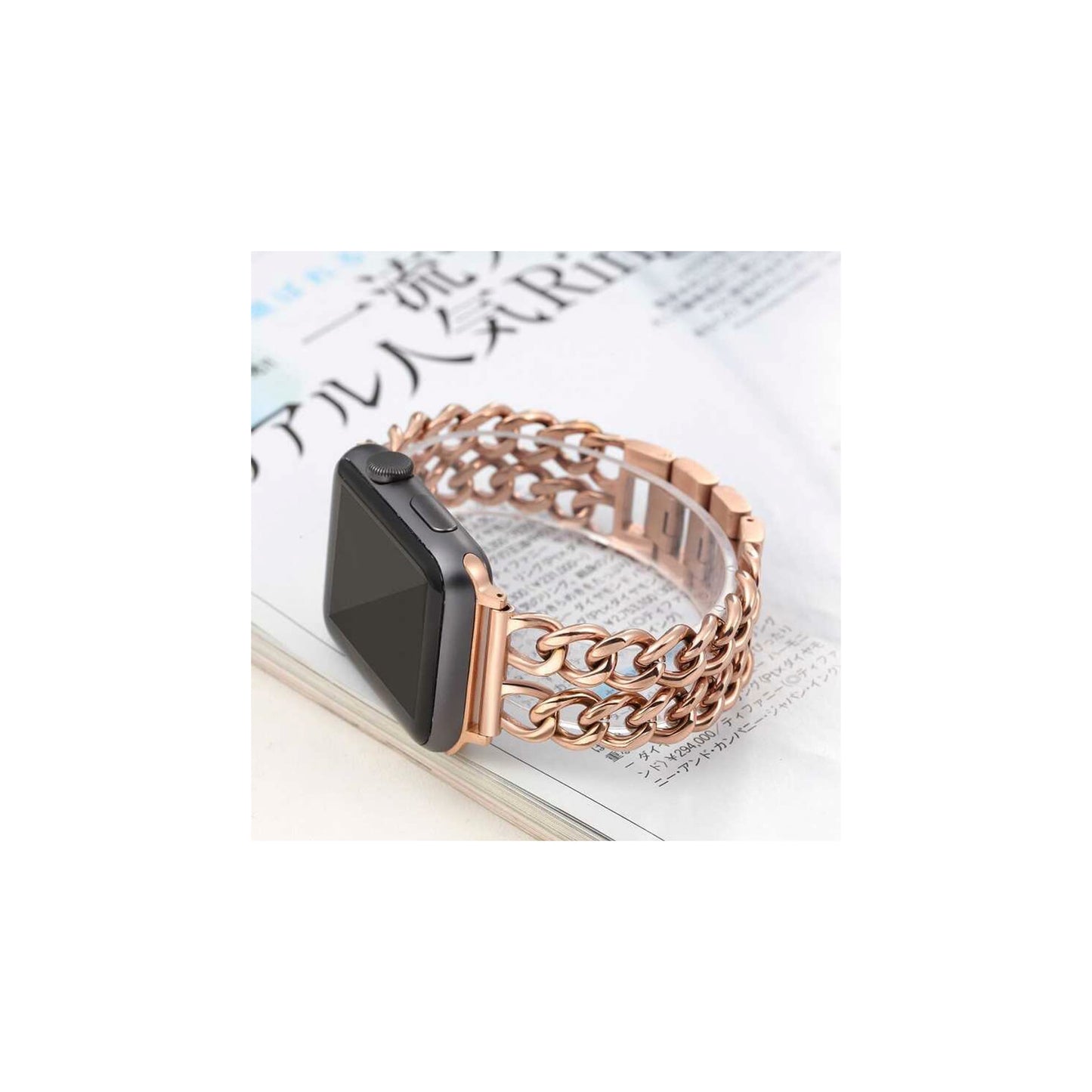 Apple Watch Force Chain Kordon-Siyah