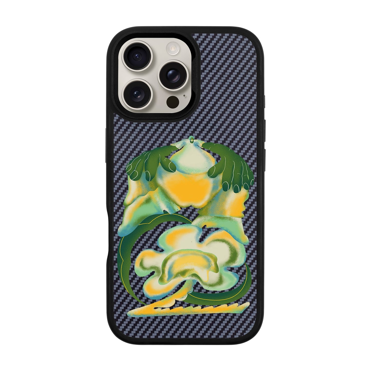 HUGE MAN-iPhone 16 Pro Max Plaid Kılıf MagSafe Özellikli