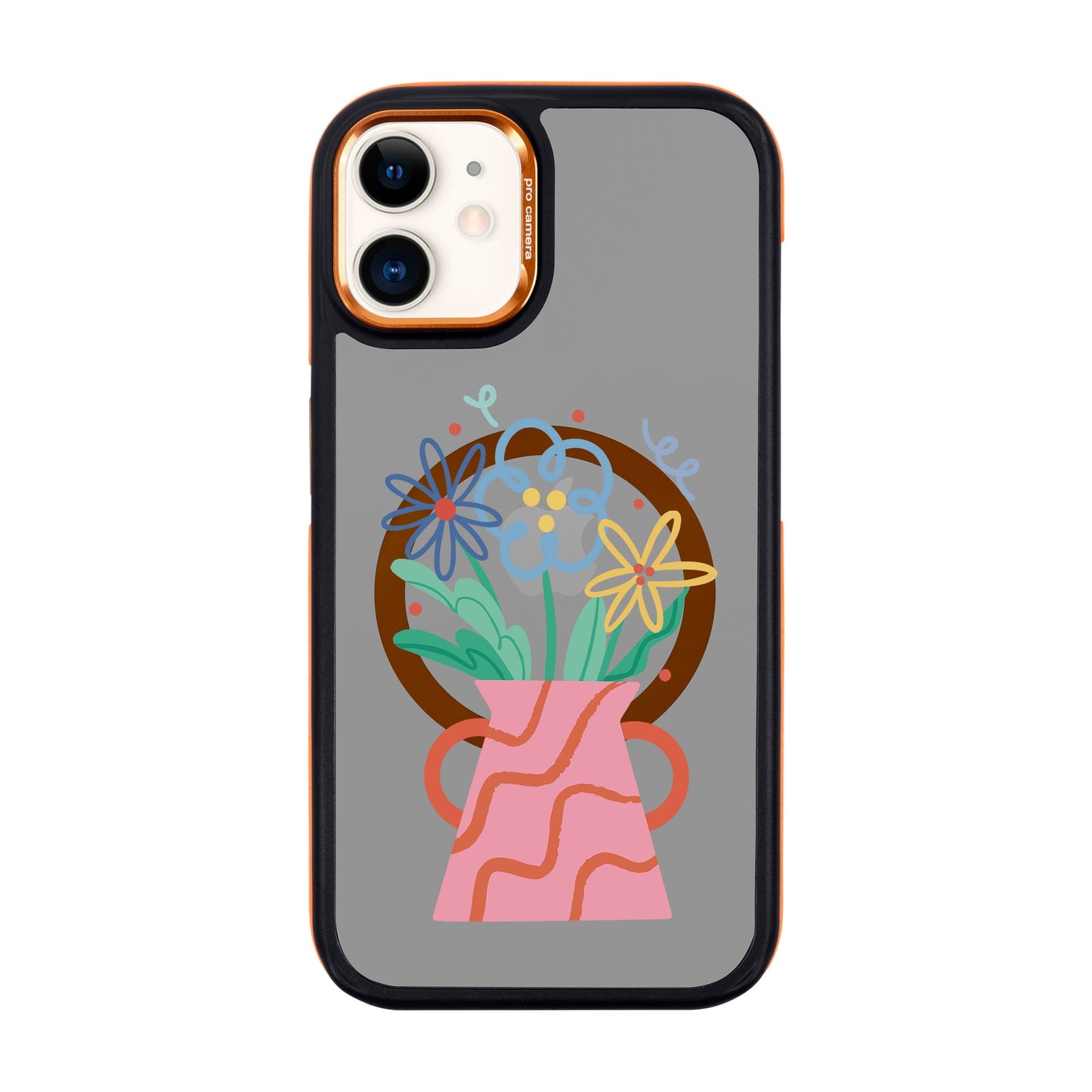 PINK VASE-iPhone 11 Dark Kılıf MagSafe Özellikli