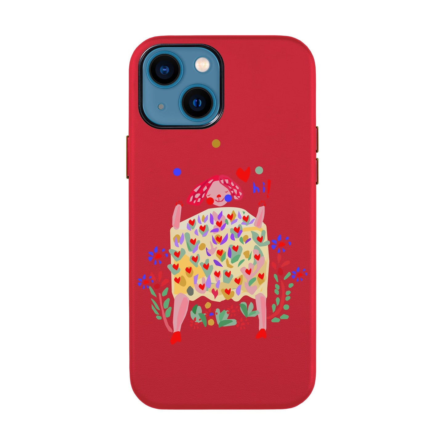 ÜÇ TOP-iPhone 14 Leather Kılıf