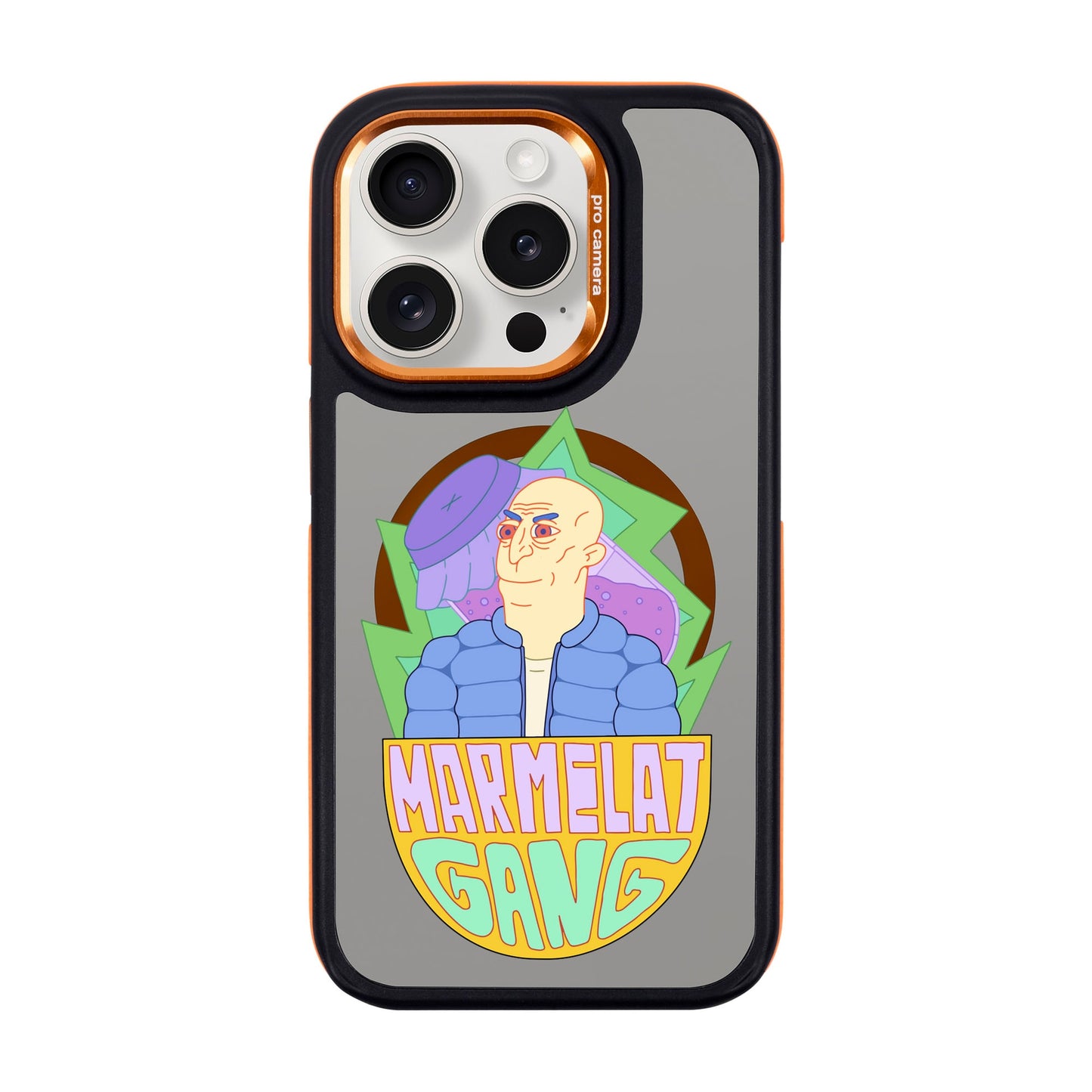 MARMELAT GANG-iPhone 15 Pro Dark Kılıf MagSafe Özellikli
