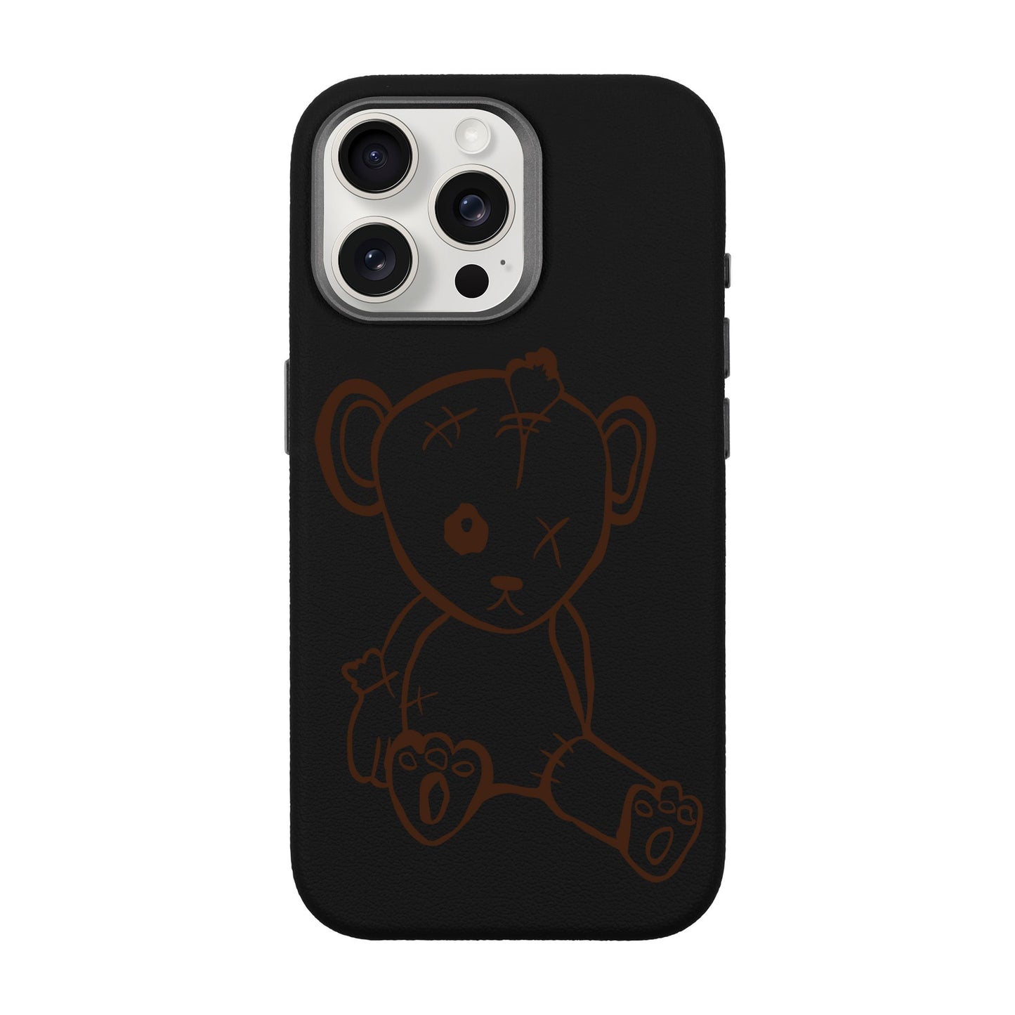 BABY BEAR-iPhone 15 Pro Max Leather Premium Kılıf MagSafe Özellikli