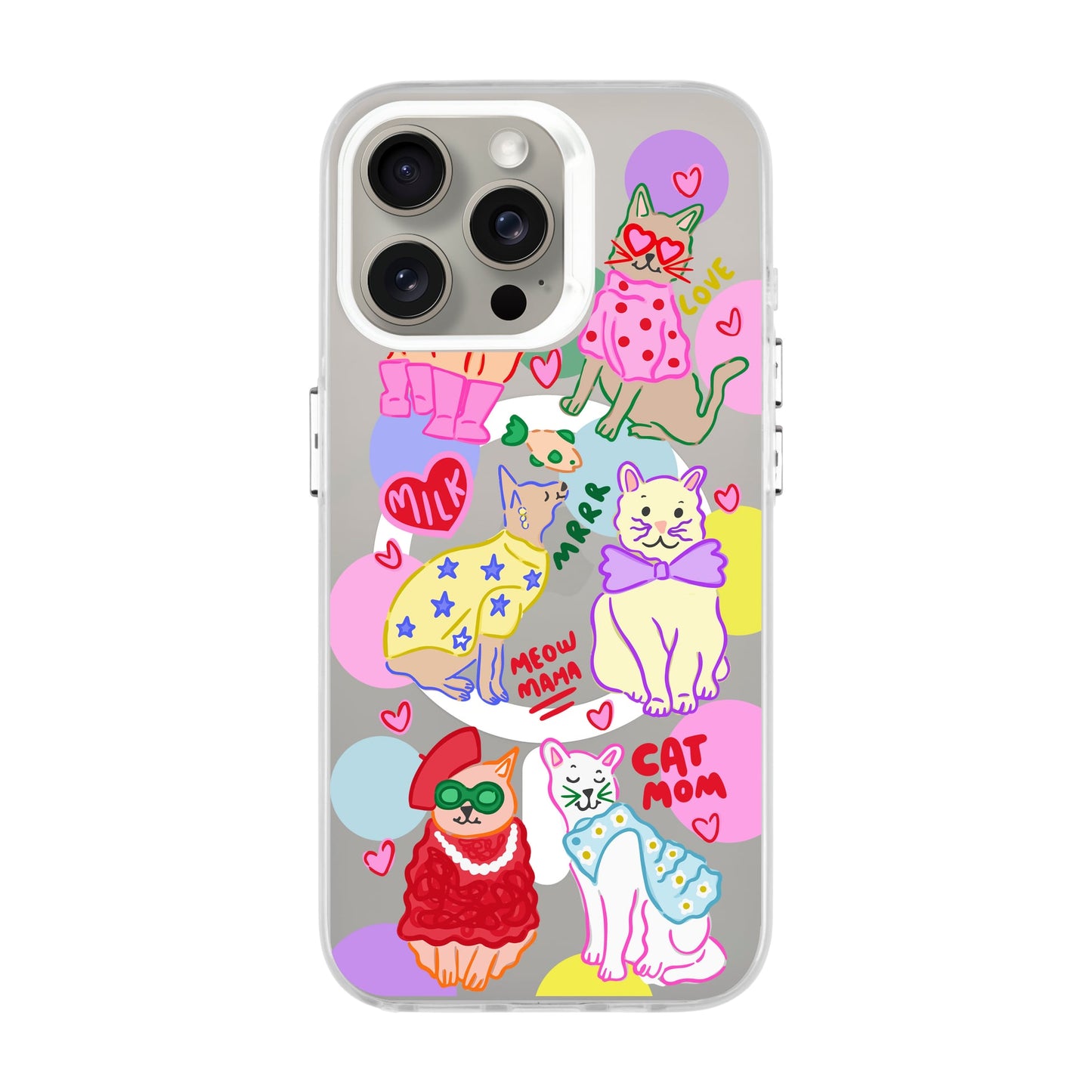 CAT MOM-iPhone 15 Pro Max Hold Kılıf MagSafe Özellikli