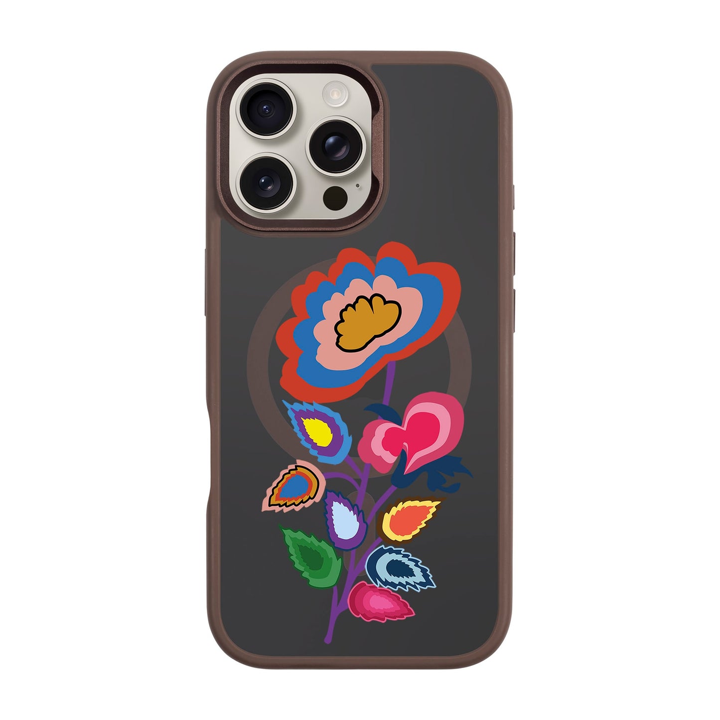 KNITTED FLOWER-iPhone 16 Pro Max Rise Kılıf MagSafe Özellikli