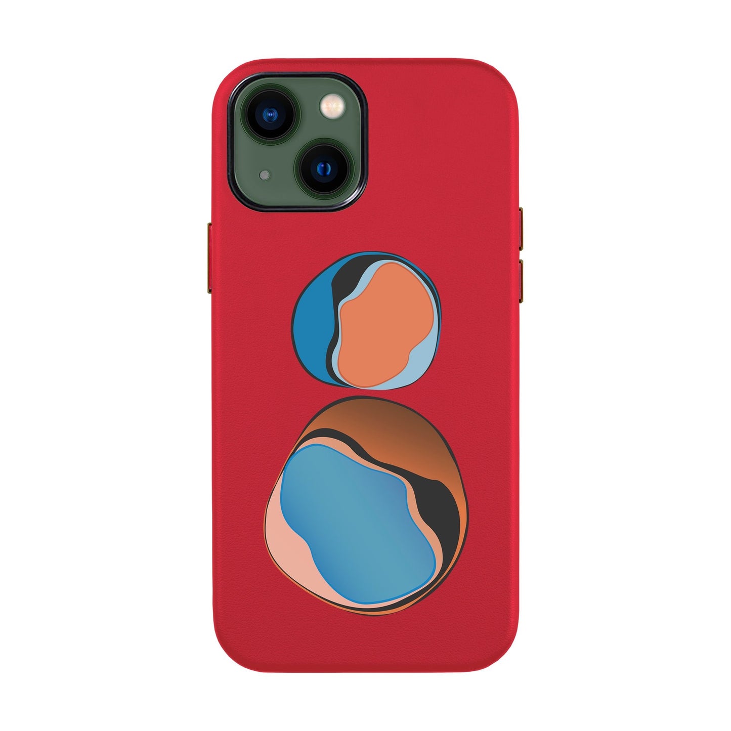 LOOKING FOR GEMS-iPhone 14 Leather Kılıf