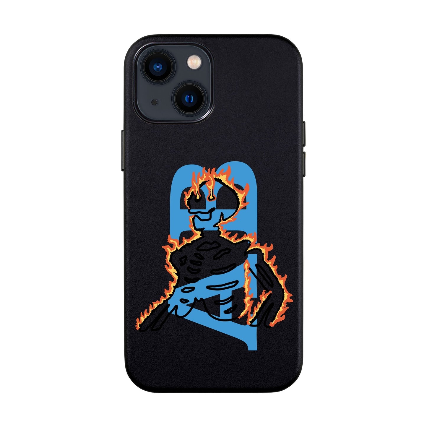 HOT HUMAN KİŞİSELLEŞTİRİLMİŞ-iPhone 13 Leather Kılıf