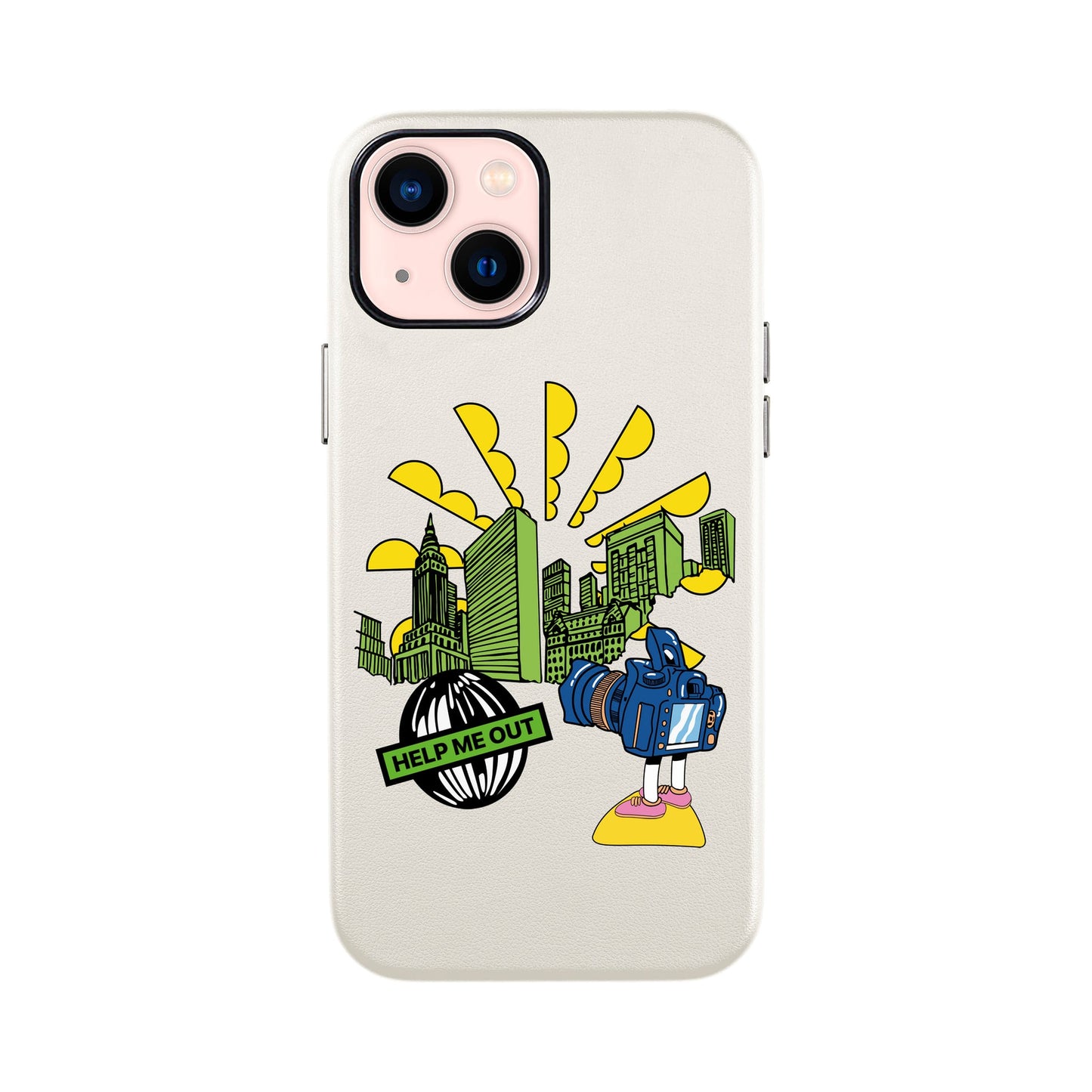 HELP ME OUT-iPhone 13 Mini Leather Kılıf