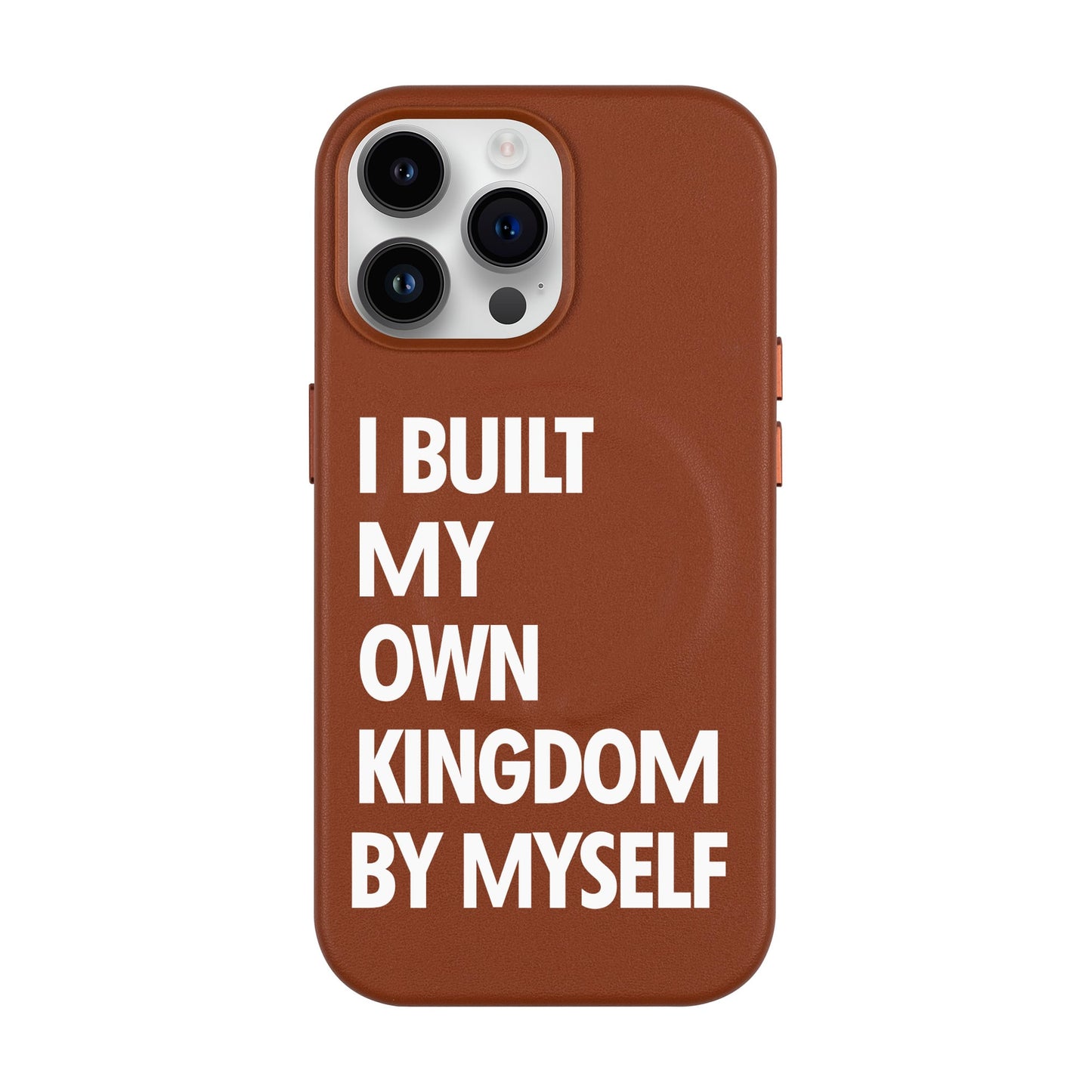 KINGDOM-iPhone 14 Pro Max Leather Kılıf MagSafe Özellikli