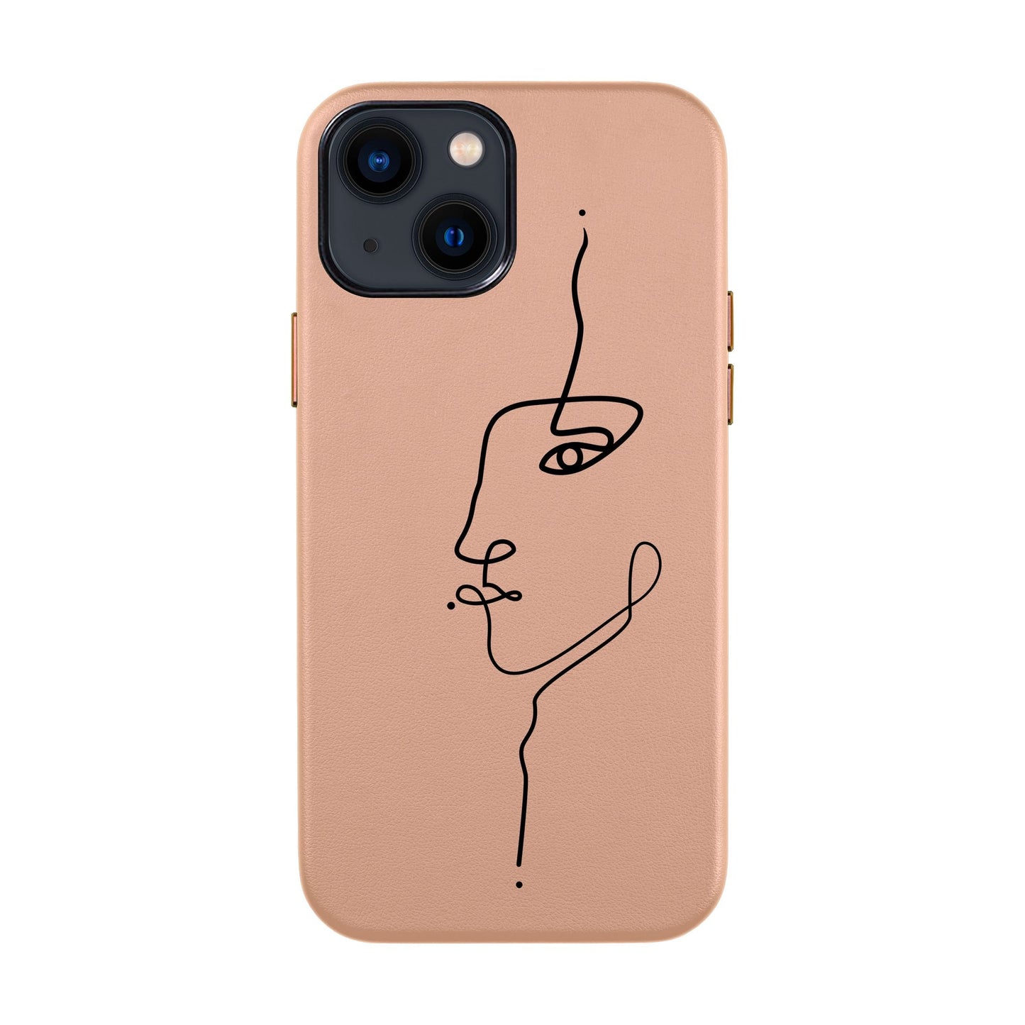 FACE-iPhone 14 Leather Kılıf