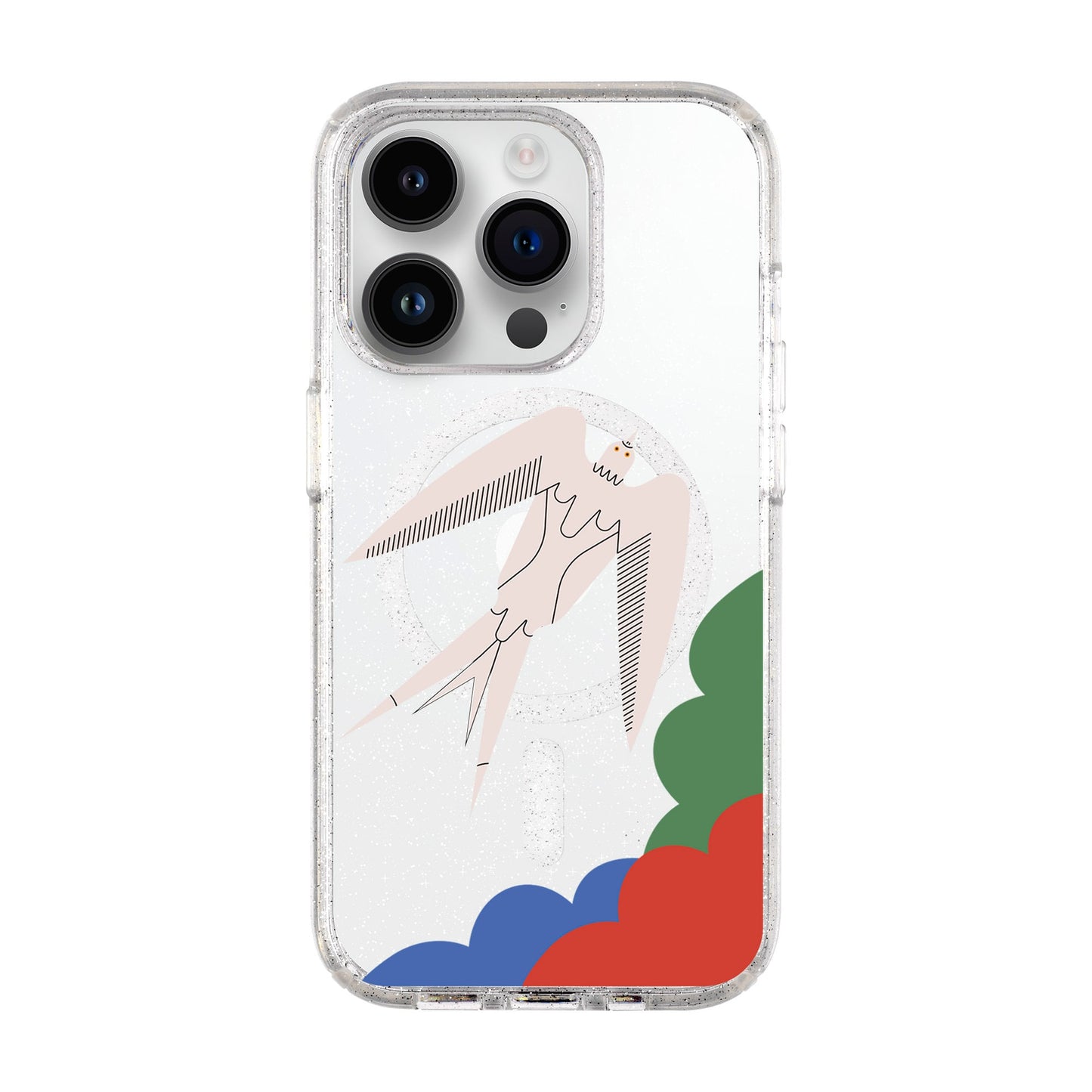 L’OISEAU LIBRE-iPhone 14 Pro Shiny Kılıf MagSafe Özellikli