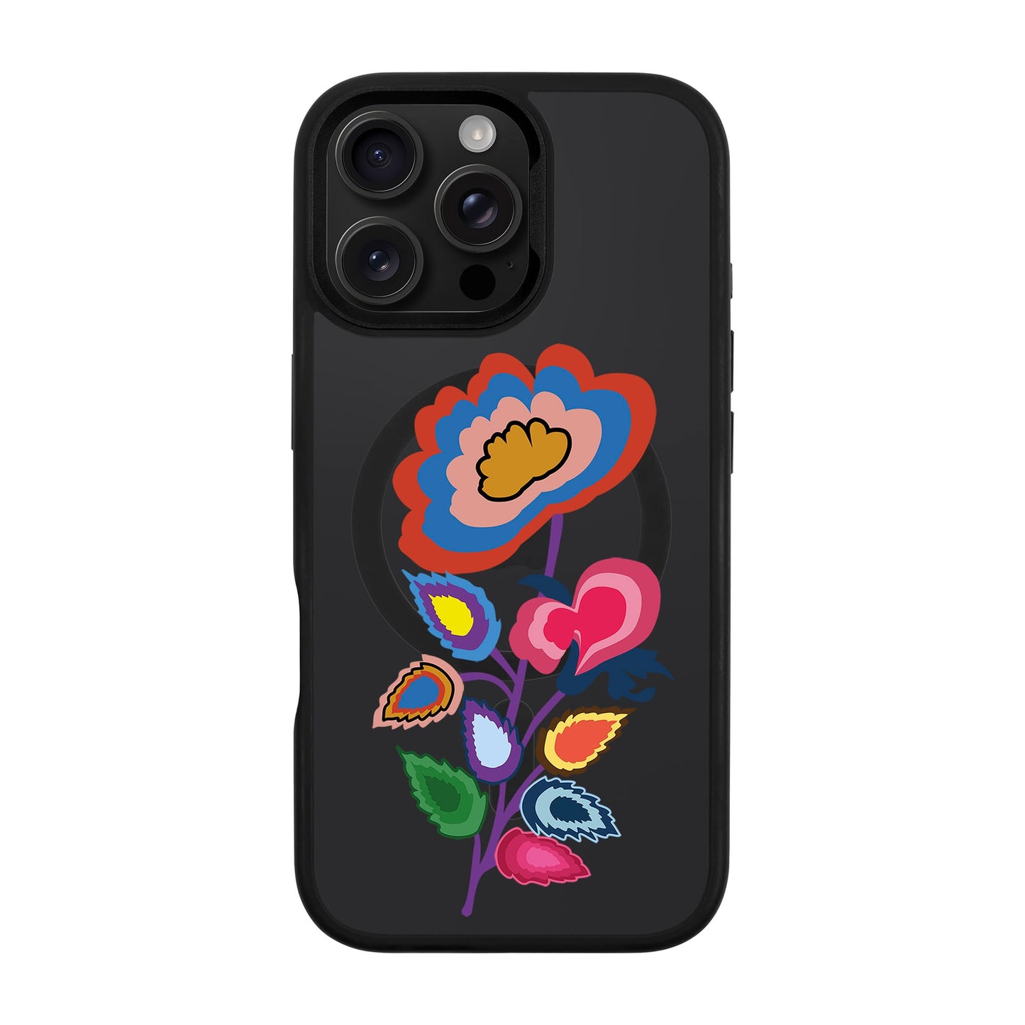KNITTED FLOWER-iPhone 16 Pro Max Rise Kılıf MagSafe Özellikli