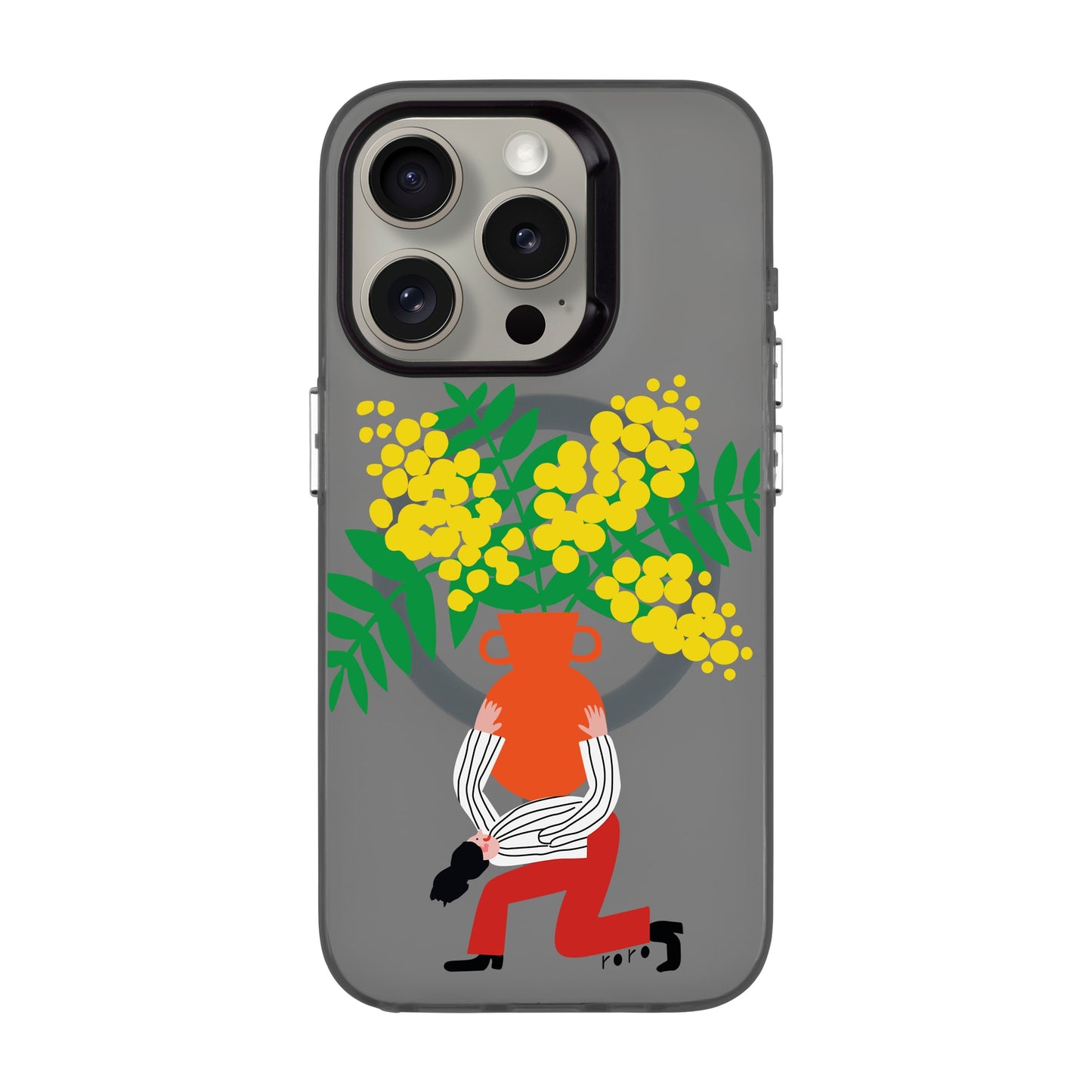 VASE-iPhone 15 Pro Hold Kılıf MagSafe Özellikli