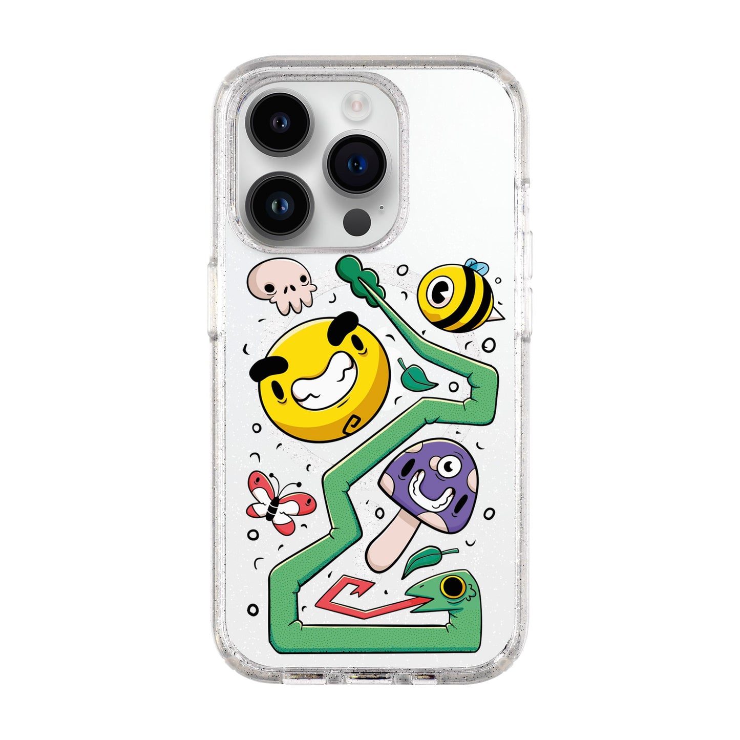 NADUR-iPhone 14 Pro Shiny Kılıf MagSafe Özellikli