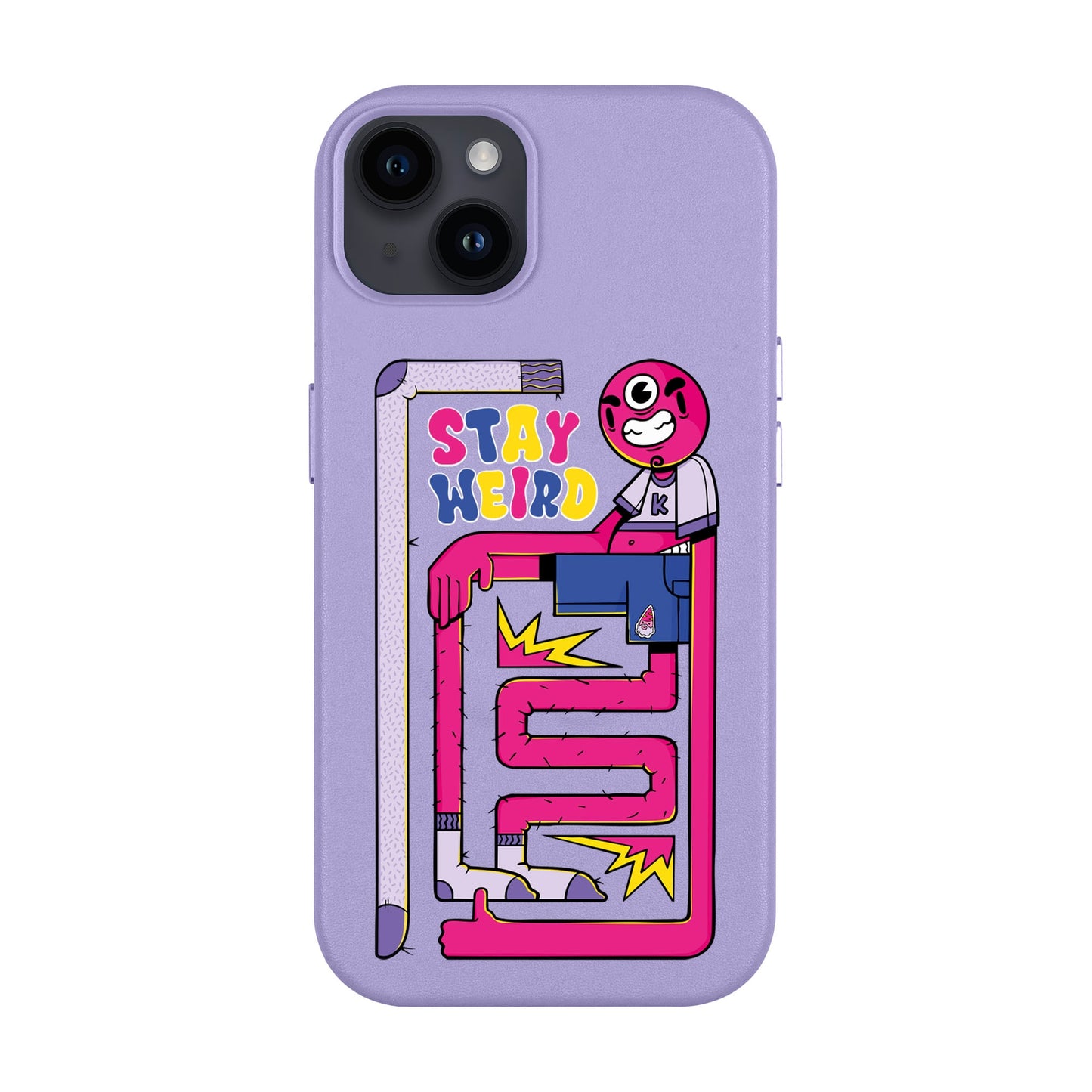OG TOOTHY-iPhone 14 Plus Leather Kılıf MagSafe Özellikli