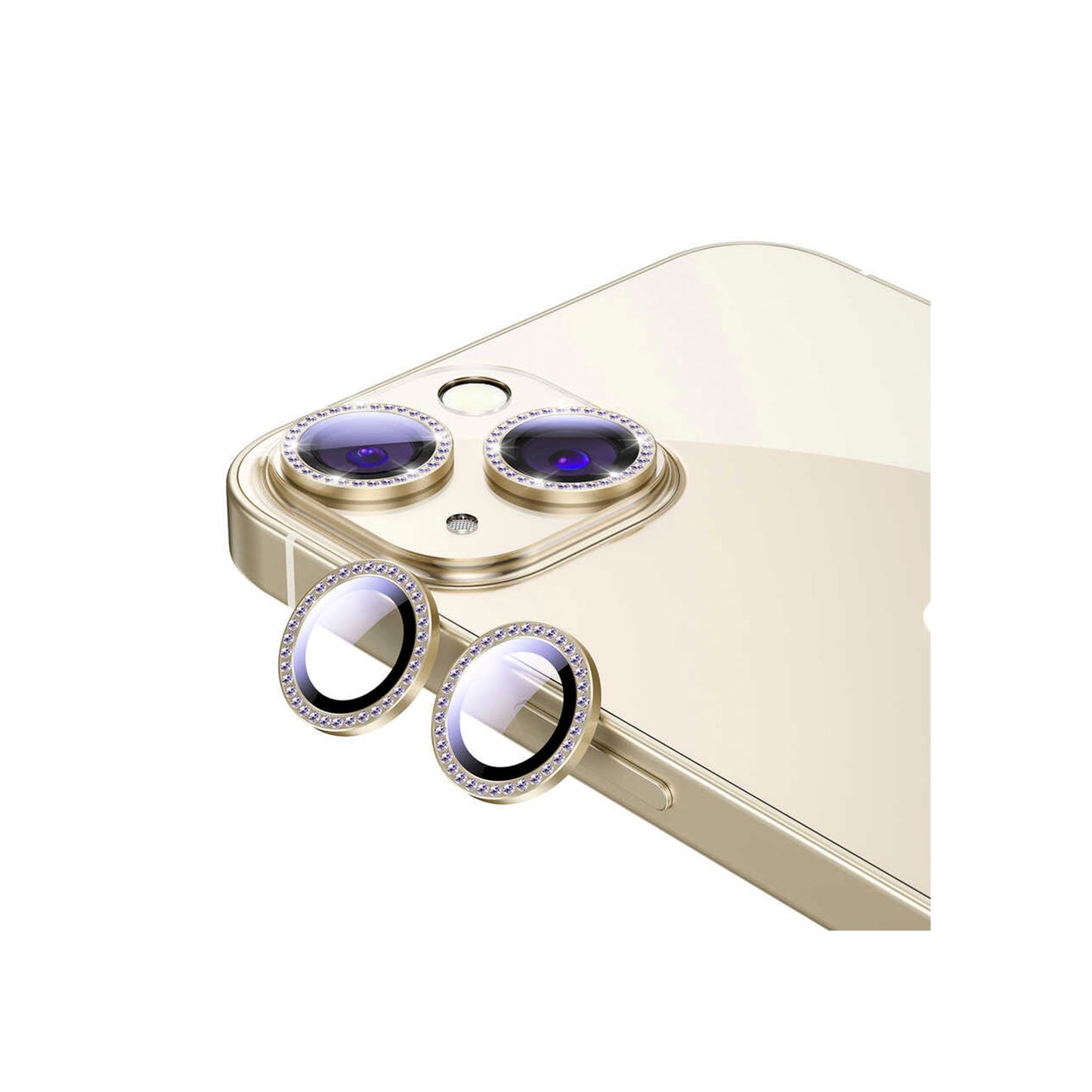Apple iPhone 13 Mini Diamond Kamera Lens Koruyucu