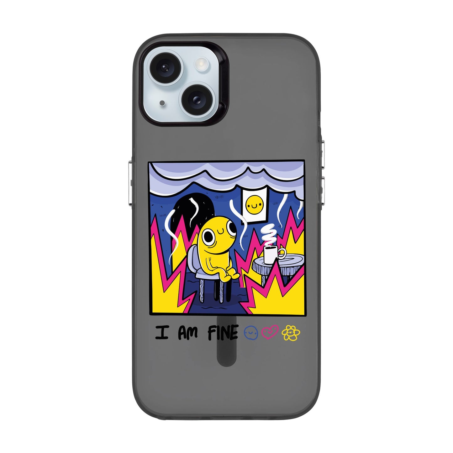 I AM FINE-iPhone 15 Plus Hold Kılıf MagSafe Özellikli