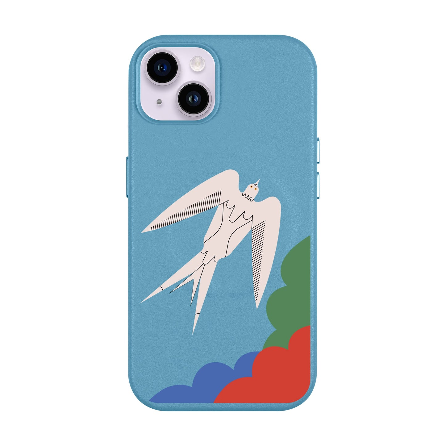 L’OISEAU LIBRE-iPhone 14 Plus Leather Kılıf MagSafe Özellikli