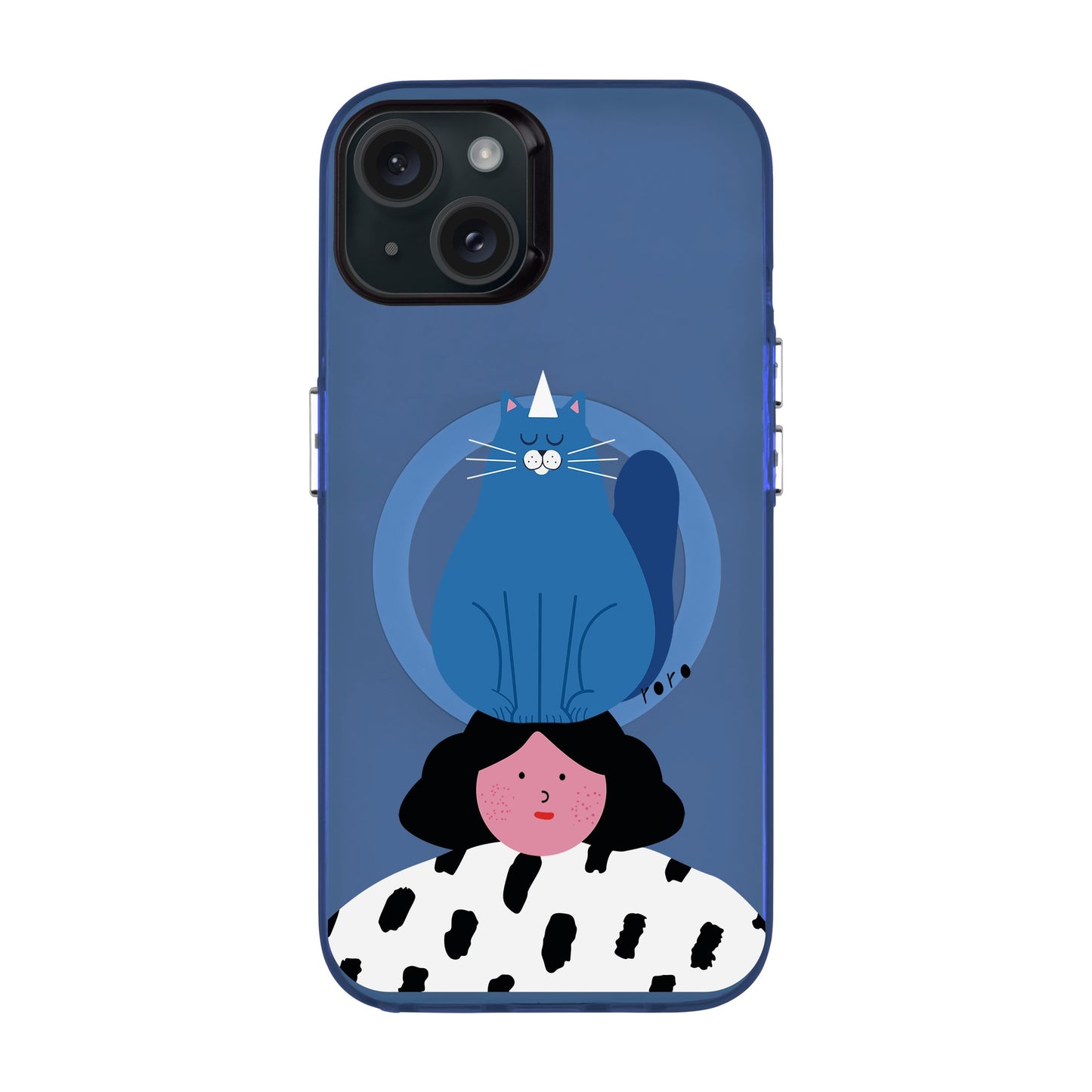 NAUGHTY CAT-iPhone 15 Plus Hold Kılıf MagSafe Özellikli