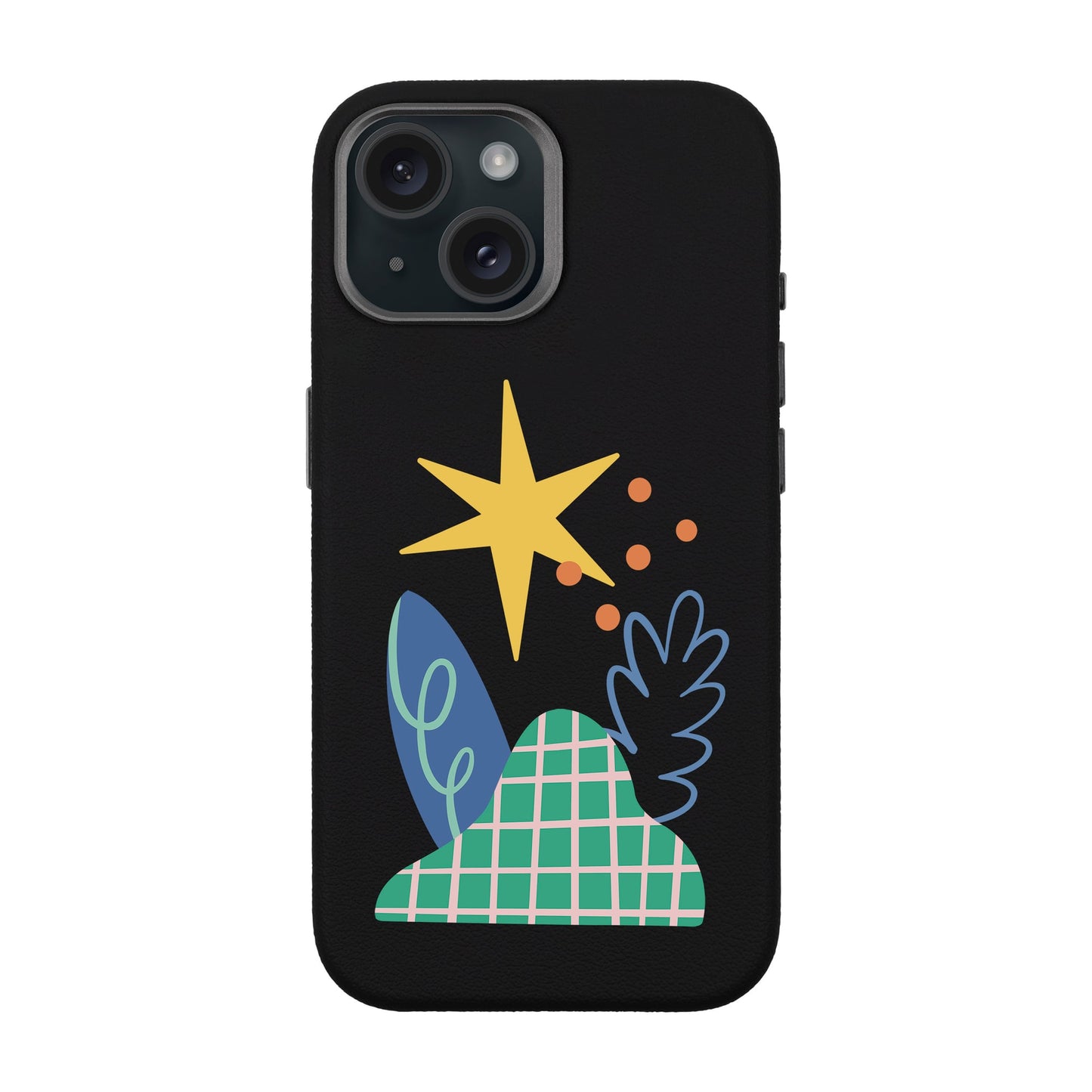 LITTLE NATURE-iPhone 15 Leather Premium Kılıf MagSafe Özellikli