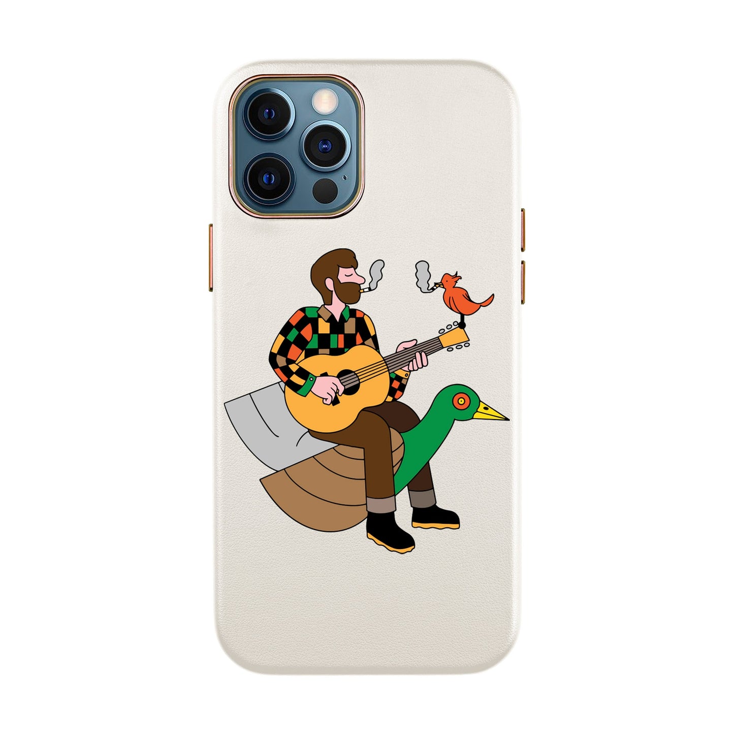 BIRDS OF A FEATHER-iPhone 12 Pro Max Leather Kılıf