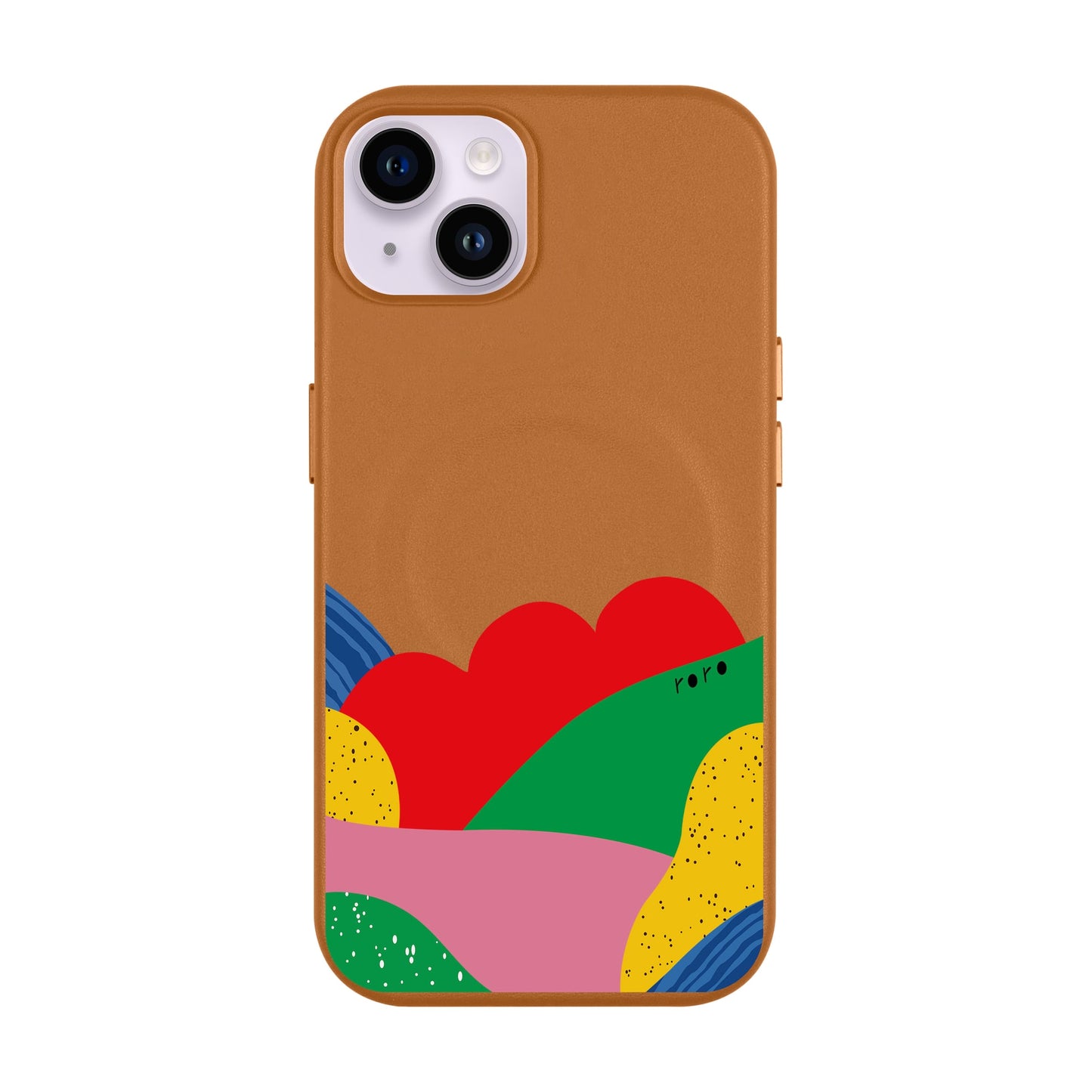 FLAG-iPhone 14 Plus Leather Kılıf MagSafe Özellikli